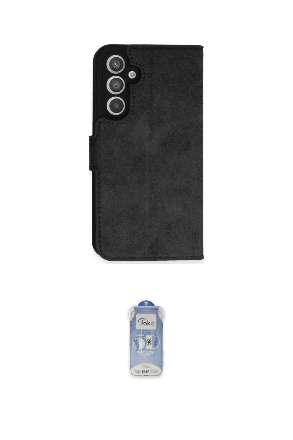 ieg™ Galaxy A54 5G Kılıf Siluet Işık Serisi - Siyah Joko Magic 5D Cam