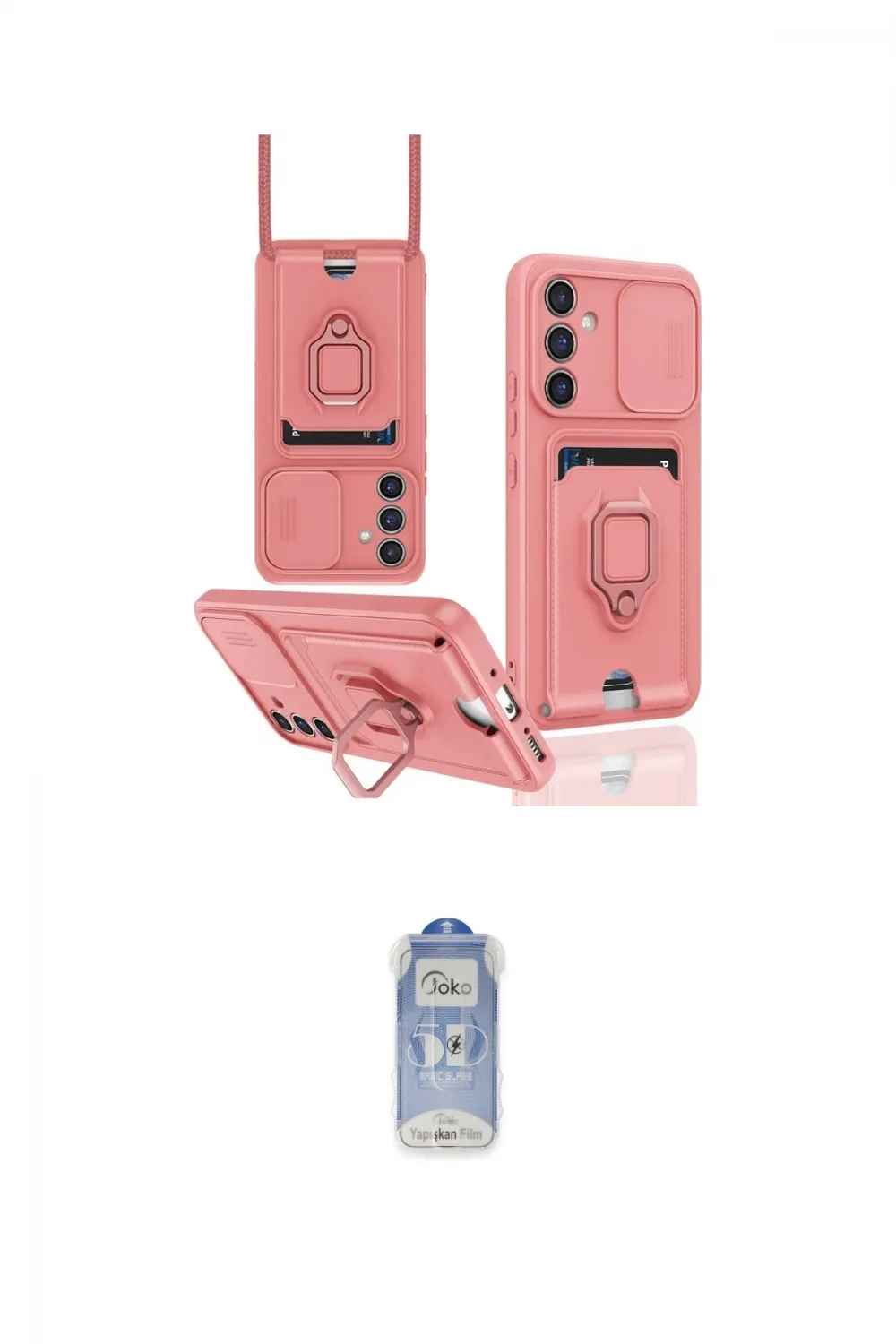 ieg™ Galaxy A54 5G Kılıf Vadi Form Prime - Siyah Joko Magic 5D Cam