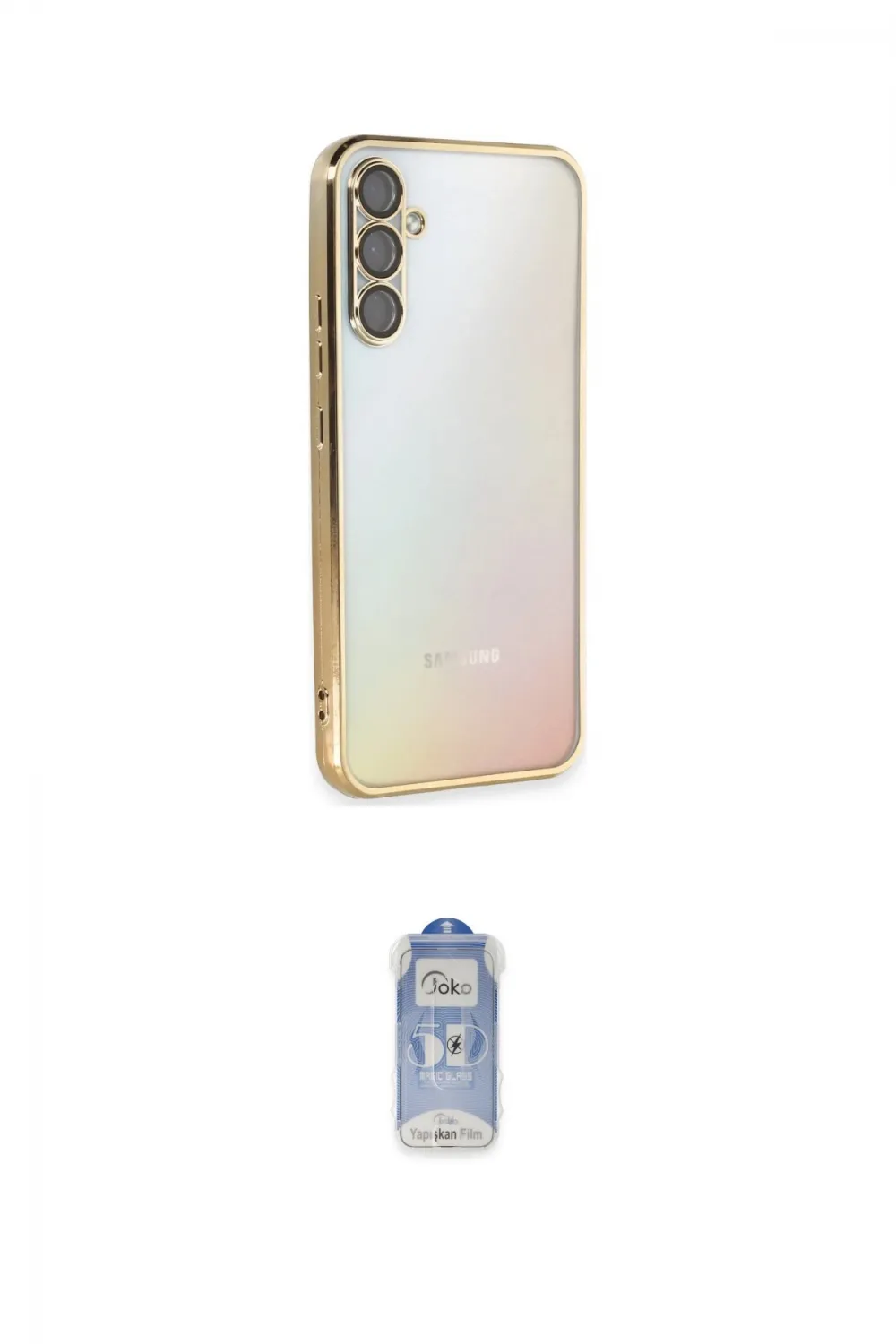 ieg™ Galaxy A54 5G Kılıf Vadi Minimal - Siyah Joko Magic 5D Cam