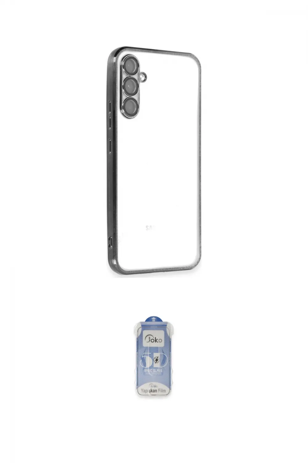 ieg™ Galaxy A54 5G Kılıf Vadi Minimal - Siyah Joko Magic 5D Cam