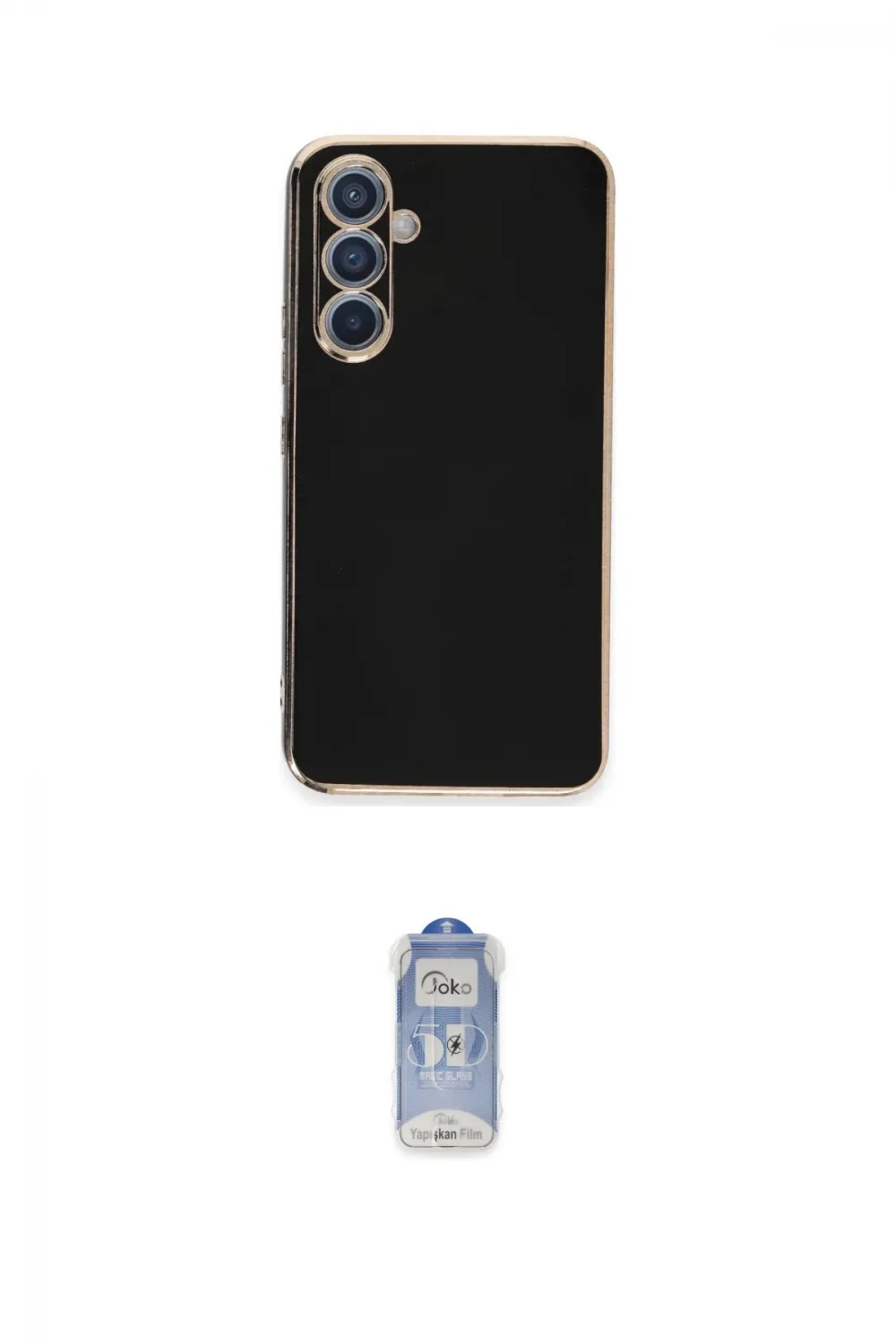 ieg™ Galaxy A54 5G Kılıf Yankı Serisi - Siyah Joko Magic 5D Cam