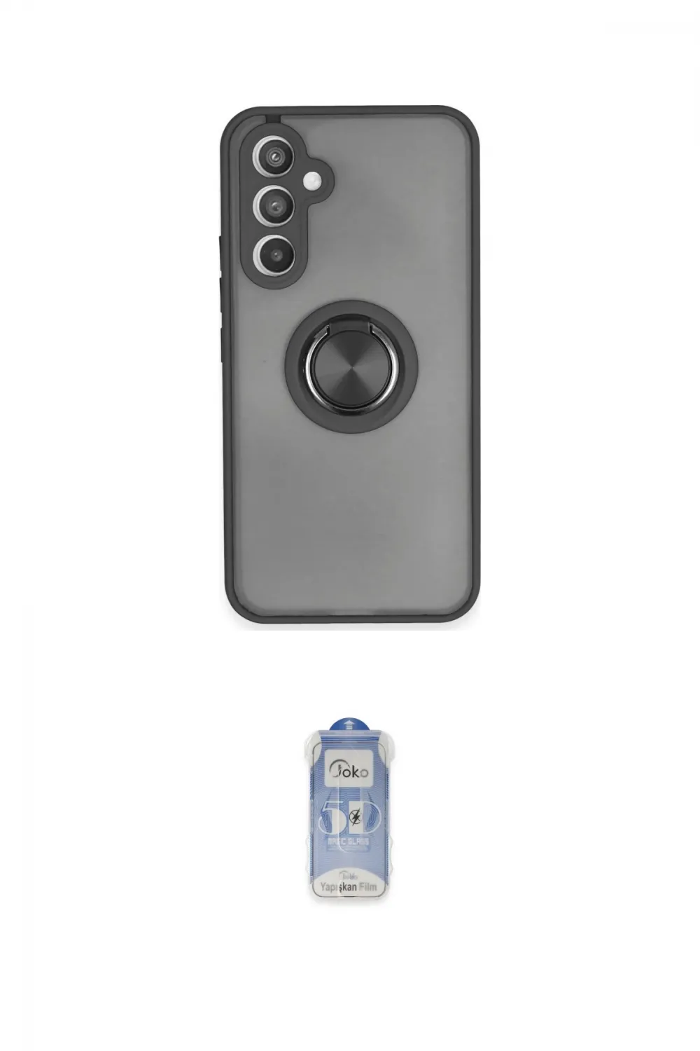 ieg™ Galaxy A54 5G Kılıf Yörünge Çizgi - Siyah Joko Magic 5D Cam