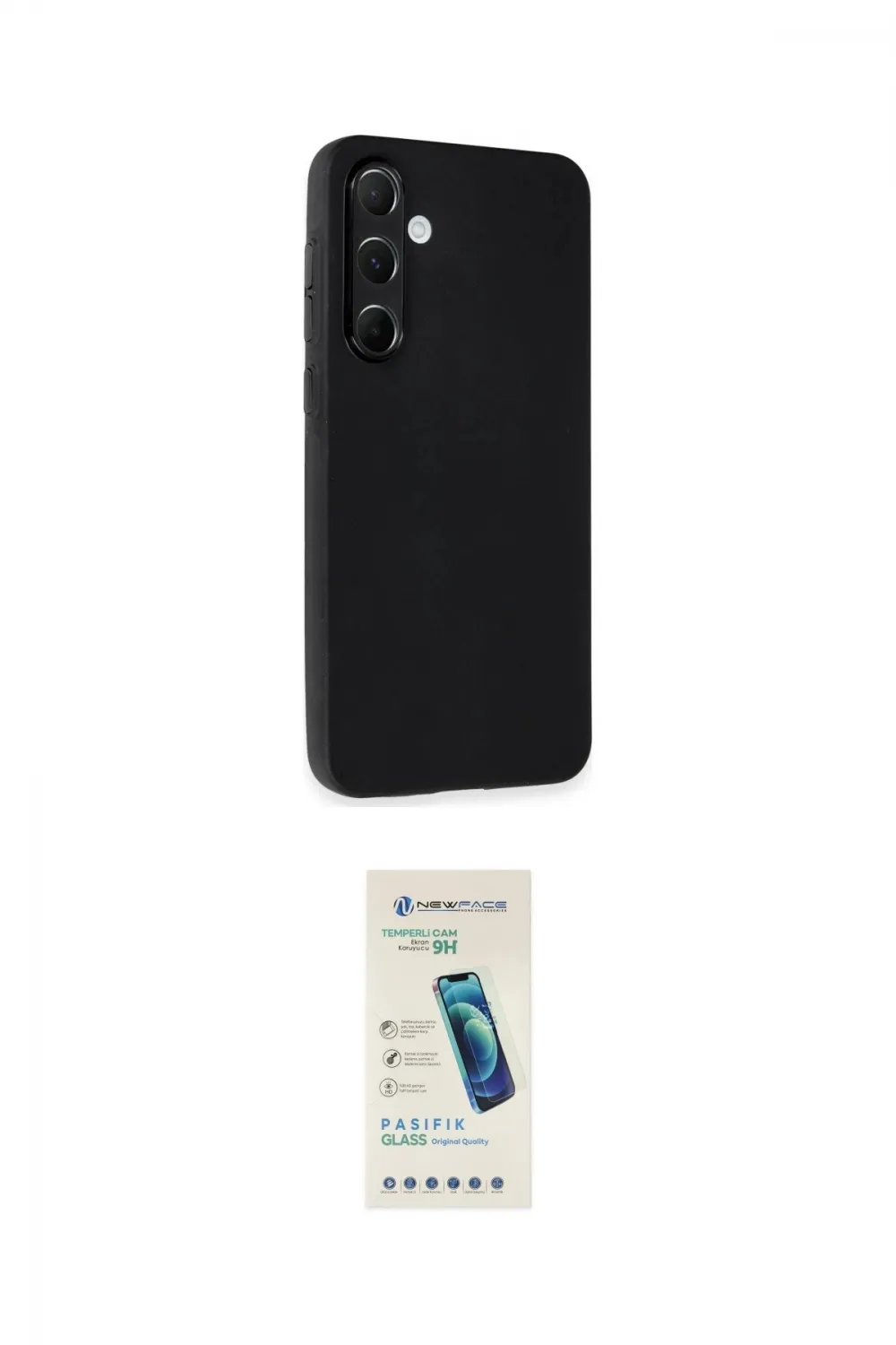 ieg™ Galaxy A55 5G Kılıf Atlas Minimal Prime - Şeffaf Pasifik Cam Ekran Koruyucu