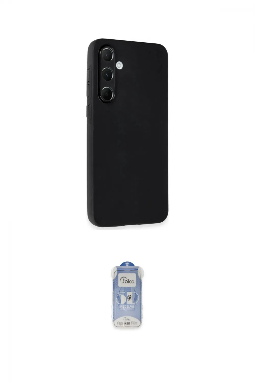 ieg™ Galaxy A55 5G Kılıf Atlas Minimal Prime - Siyah Joko Magic 5D Cam