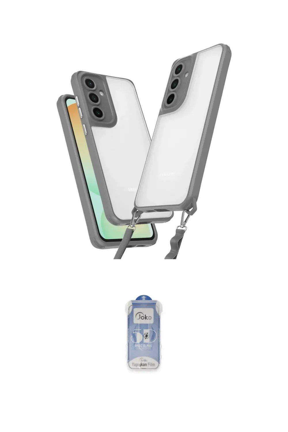 ieg™ Galaxy A55 5G Kılıf Ufuk Klasik - Siyah Joko Magic 5D Cam