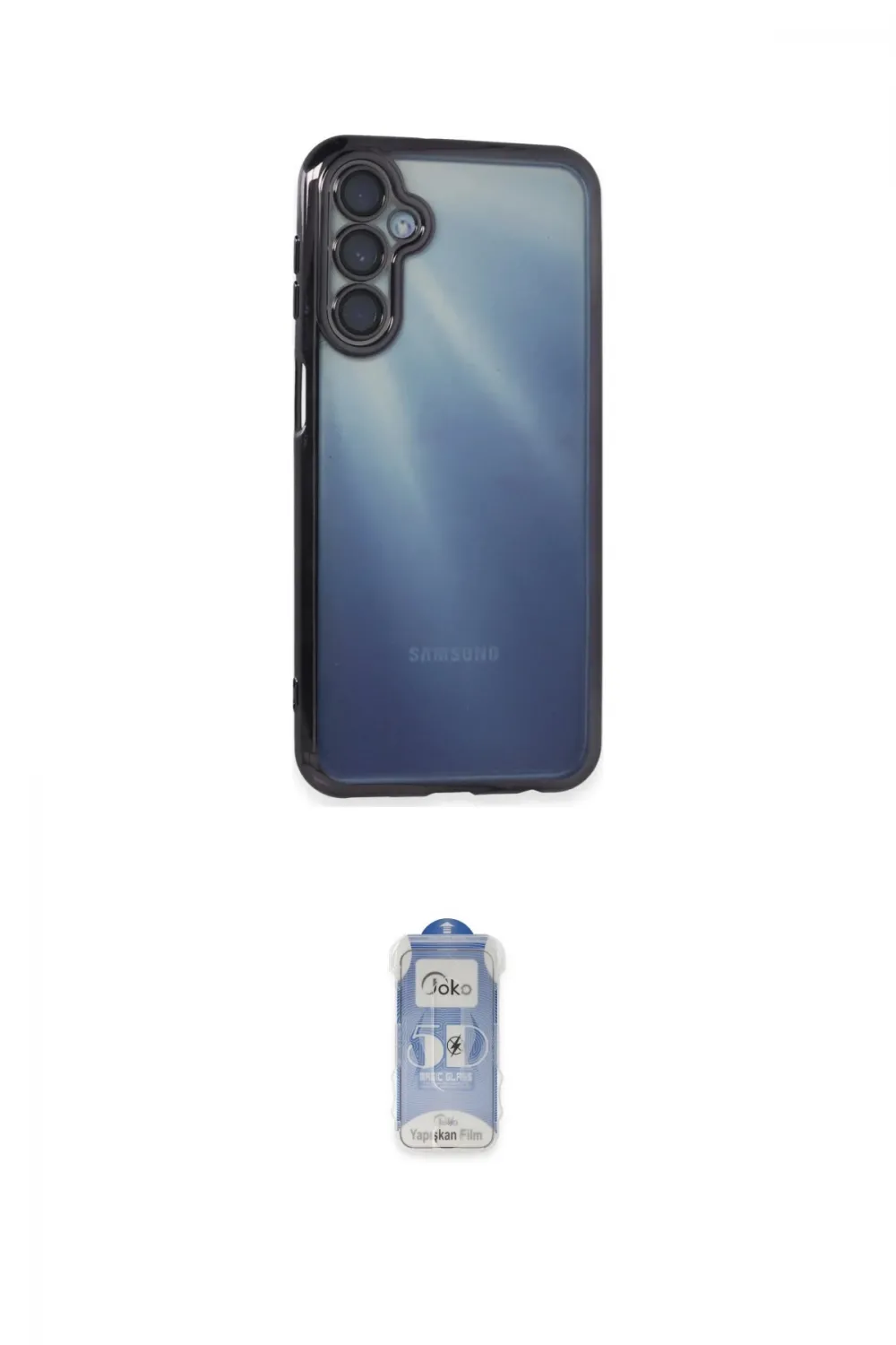 ieg™ Galaxy A55 5G Kılıf Vadi Minimal - Siyah Joko Magic 5D Cam