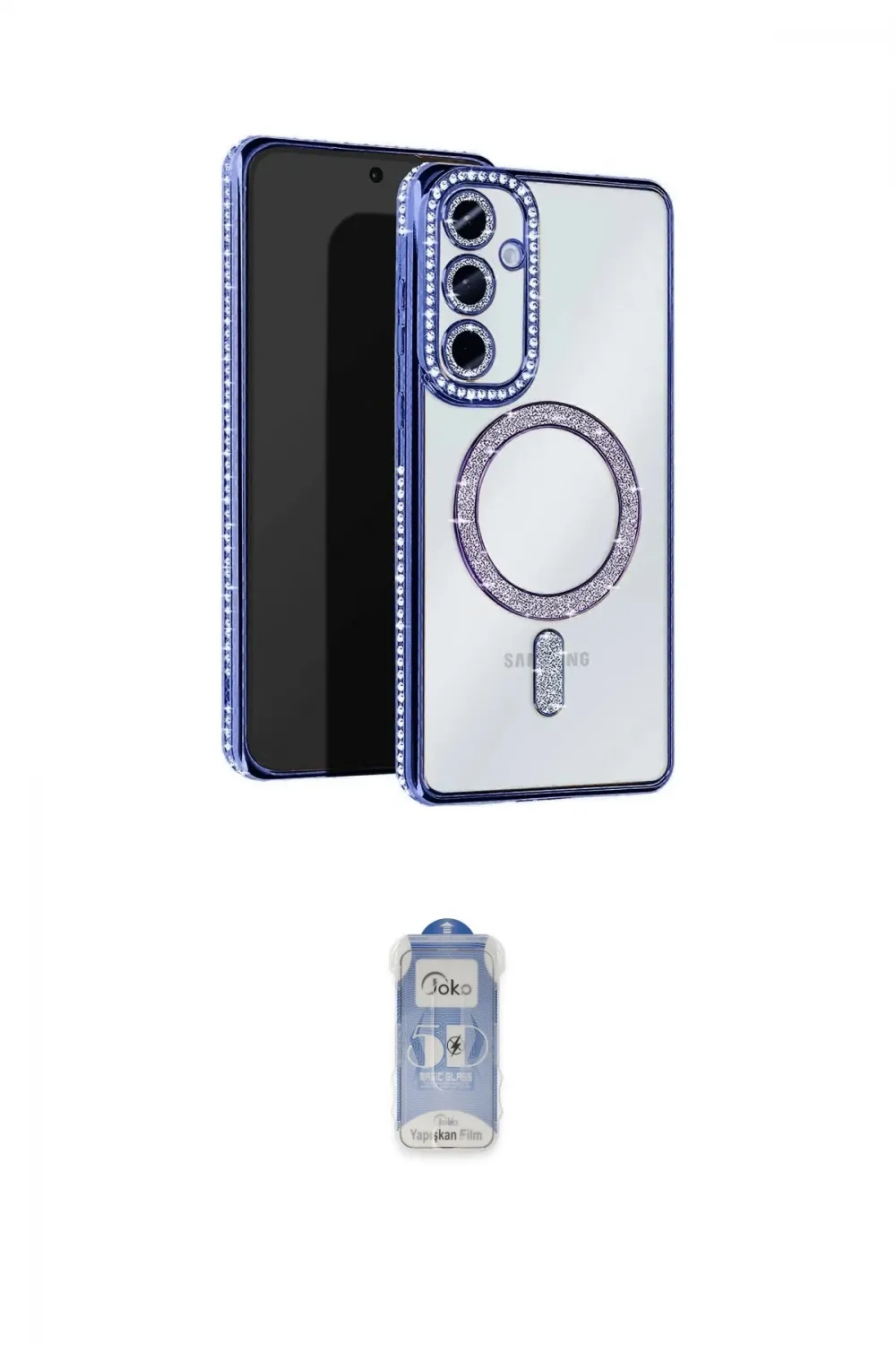 ieg™ Galaxy A55 5G Kılıf Zirve Doku Prime - Siyah Joko Magic 5D Cam