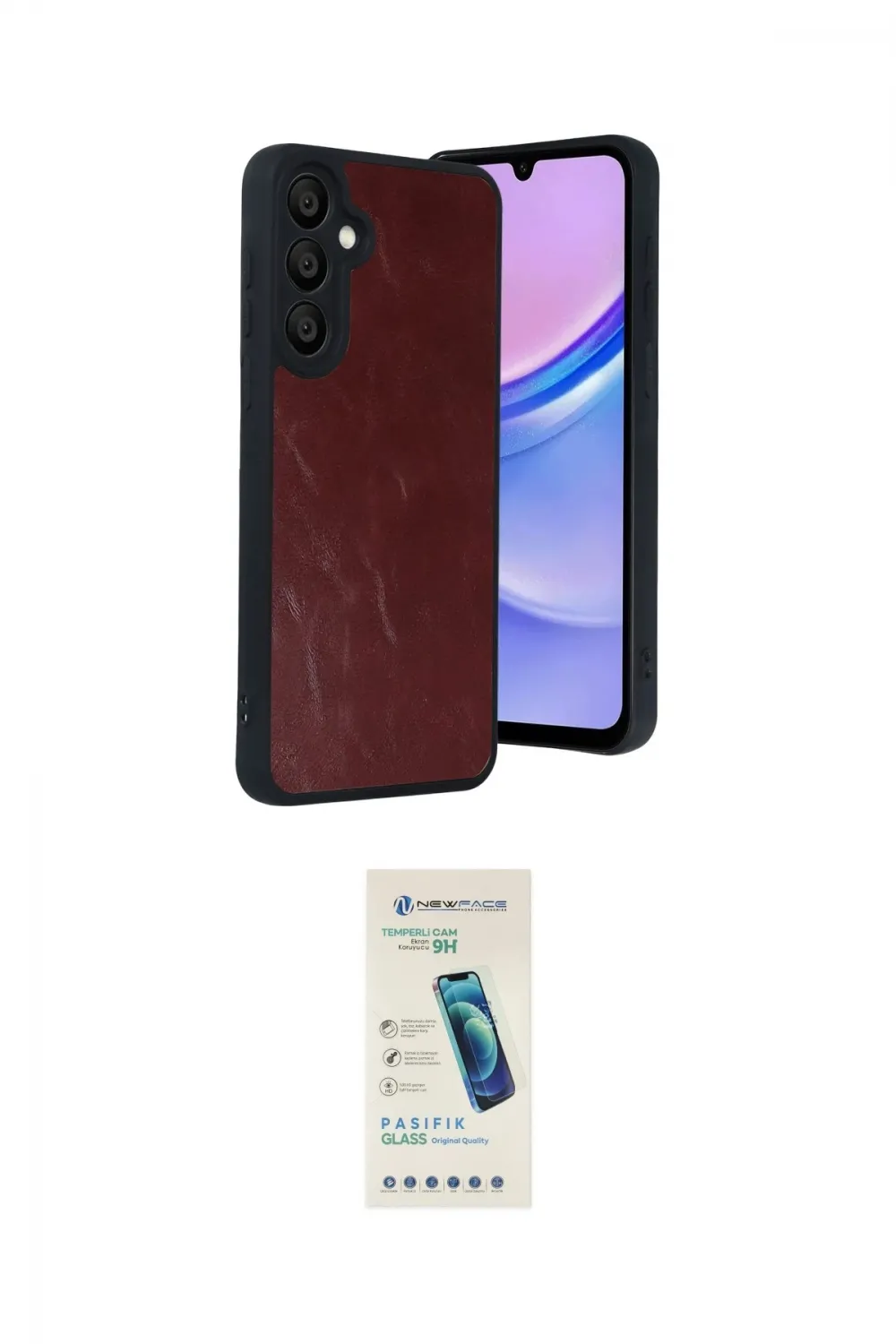 ieg™ Galaxy A57 5G Kılıf Kıvılcım Işık Serisi - Şeffaf Pasifik Cam Ekran Koruyucu