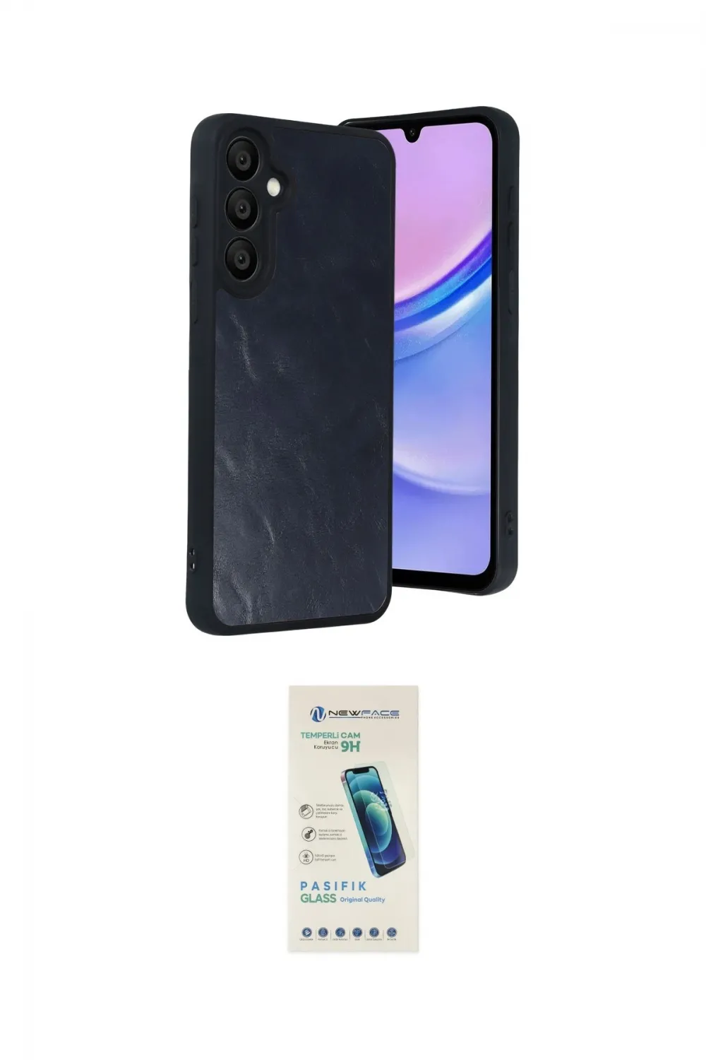 ieg™ Galaxy A57 5G Kılıf Kıvılcım Işık Serisi - Şeffaf Pasifik Cam Ekran Koruyucu