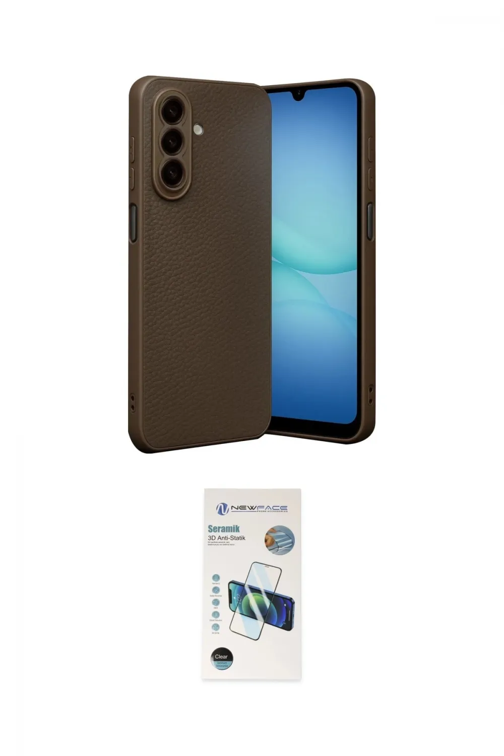 ieg™ Galaxy A57 5G Kılıf Nova Işık - Şeffaf 3D Antistatik Seramik Nano Ekran Koruyucu