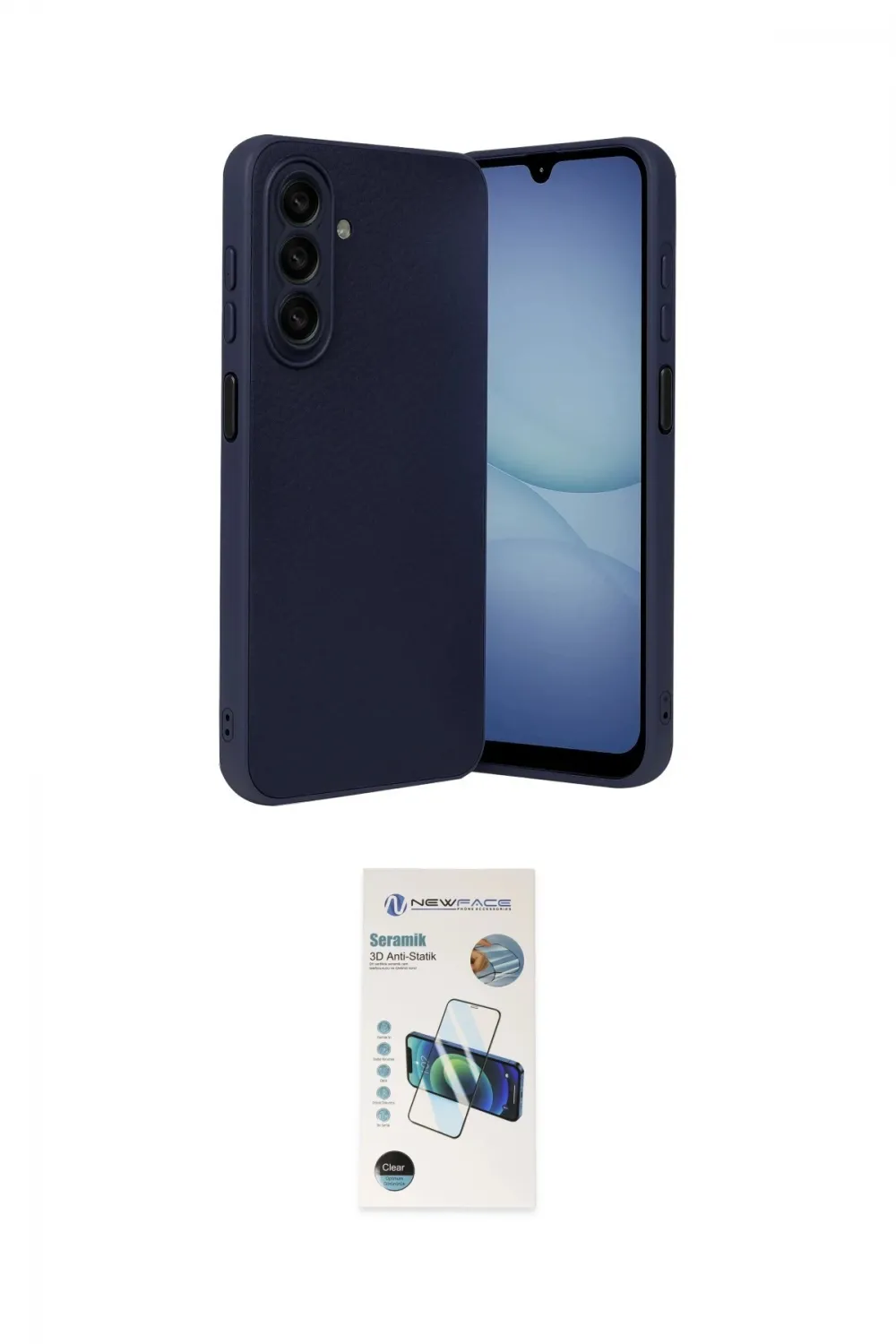 ieg™ Galaxy A57 5G Kılıf Nova Işık - Şeffaf 3D Antistatik Seramik Nano Ekran Koruyucu