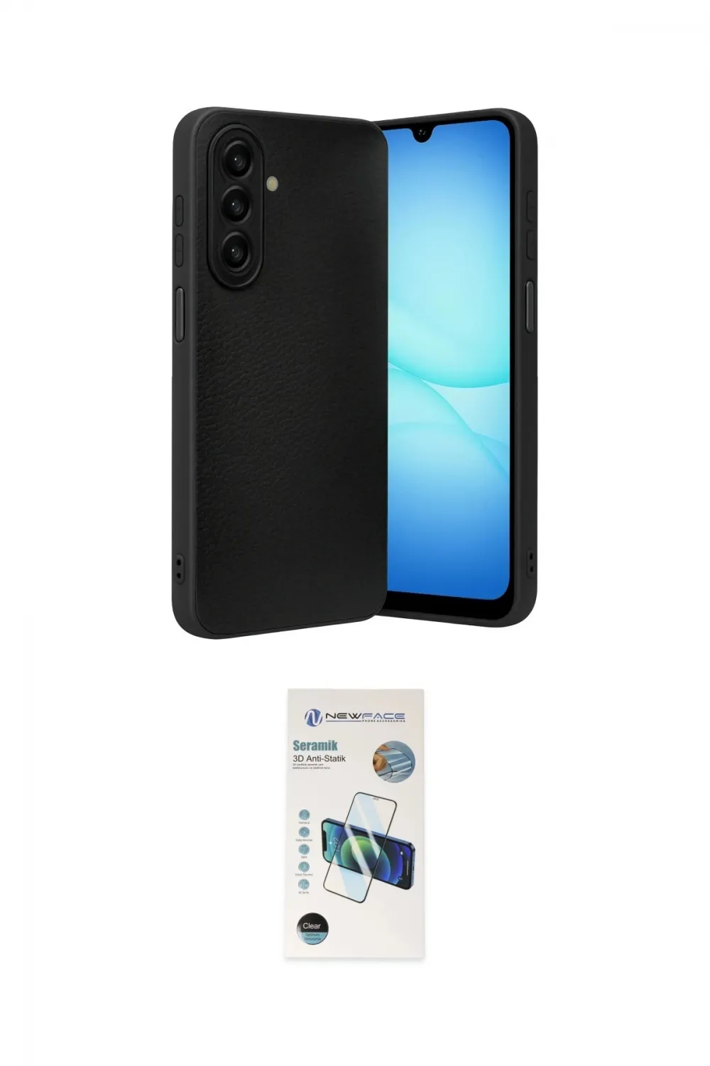 ieg™ Galaxy A57 5G Kılıf Nova Işık - Şeffaf 3D Antistatik Seramik Nano Ekran Koruyucu