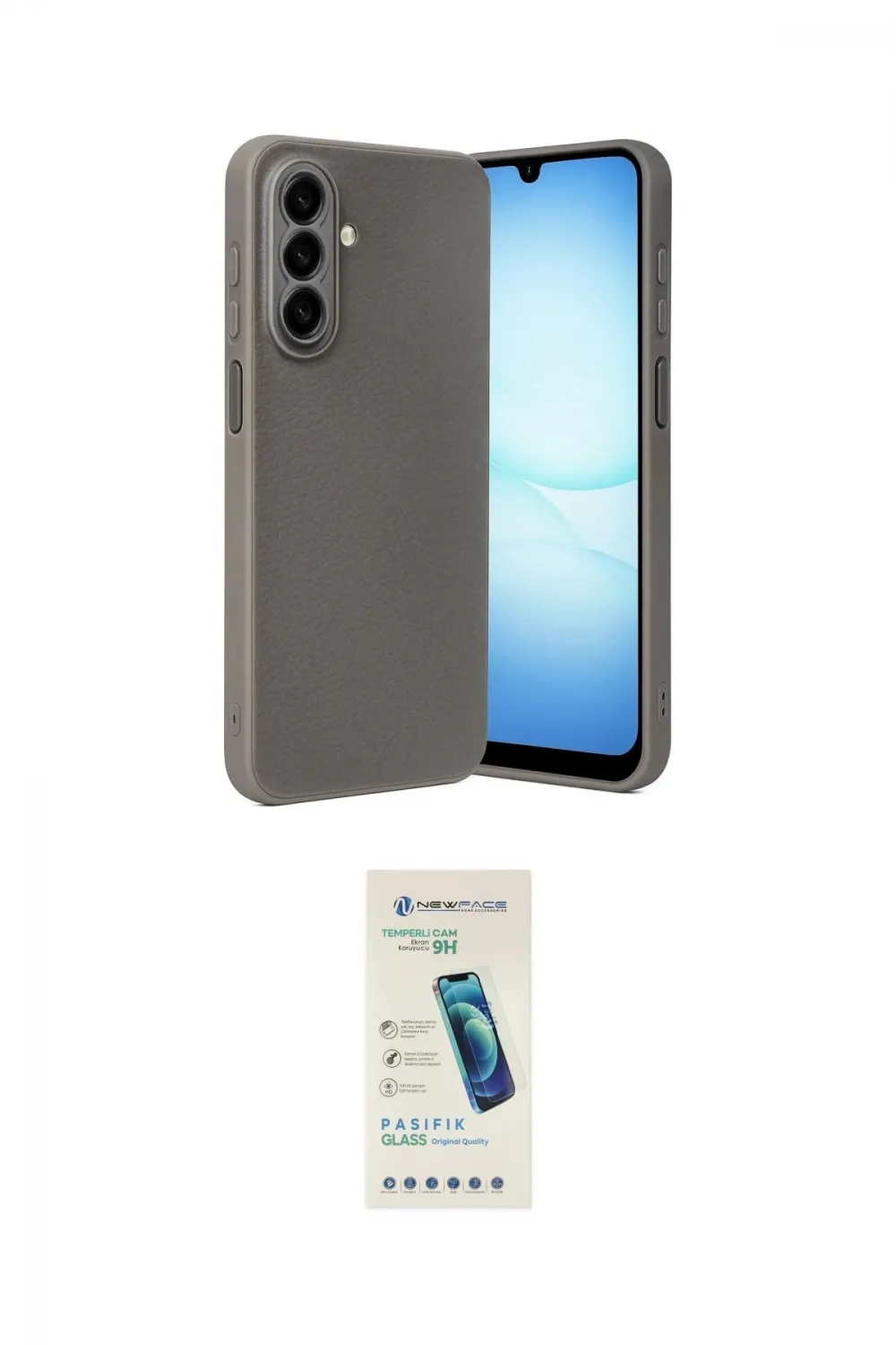 ieg™ Galaxy A57 5G Kılıf Nova Işık - Şeffaf Pasifik Cam Ekran Koruyucu