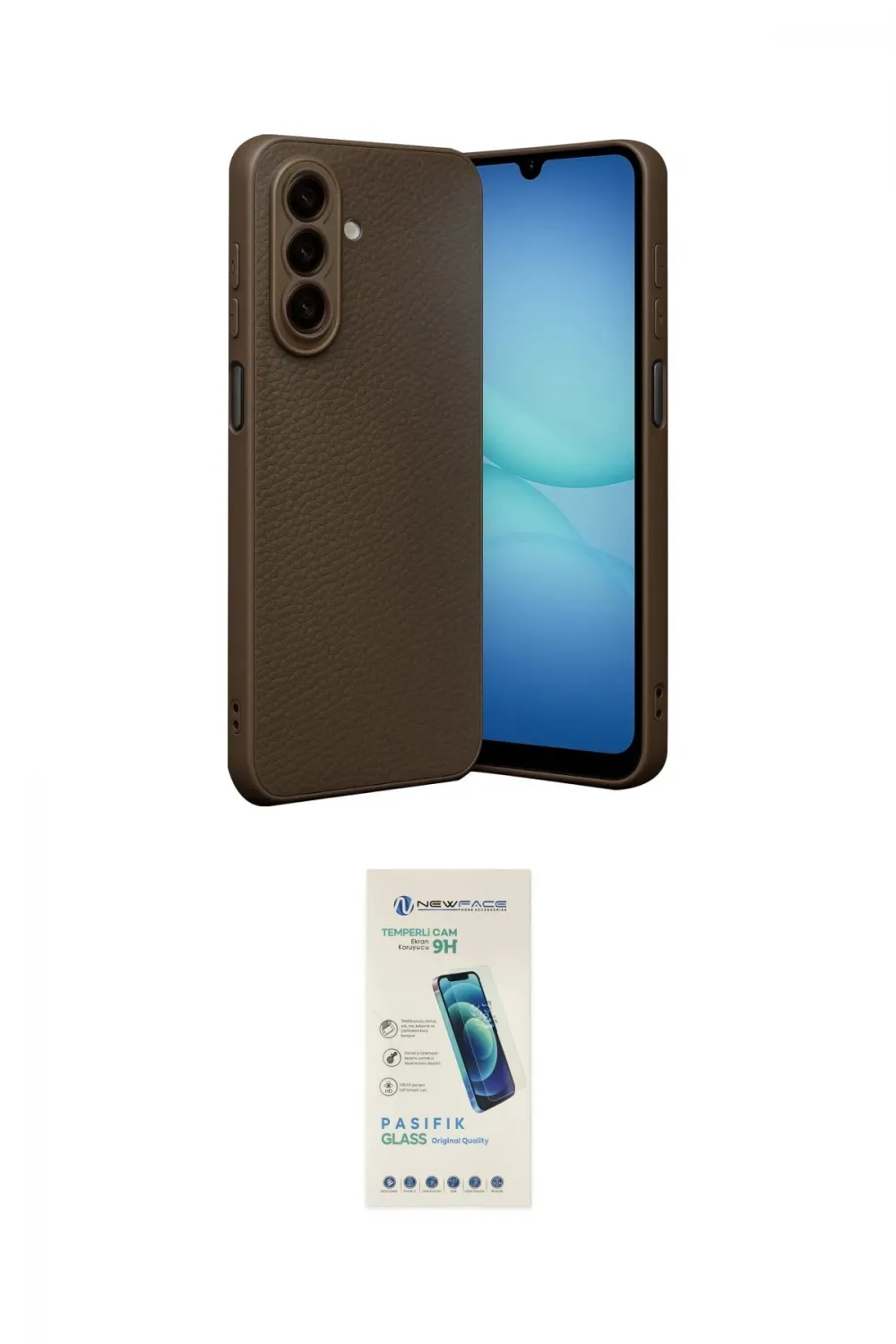 ieg™ Galaxy A57 5G Kılıf Nova Işık - Şeffaf Pasifik Cam Ekran Koruyucu