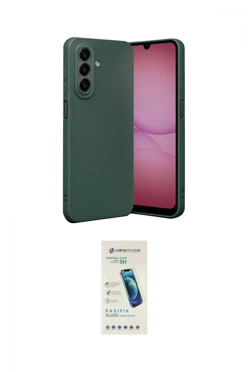 ieg™ Galaxy A57 5G Kılıf Nova Işık - Şeffaf Pasifik Cam Ekran Koruyucu