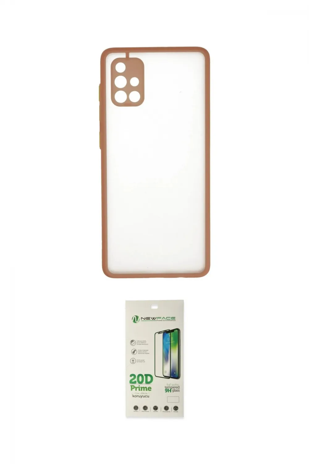 ieg™ Galaxy A71 Kılıf Ahenk Çizgi Serisi - Siyah 20D Premium Cam Ekran Koruyucu