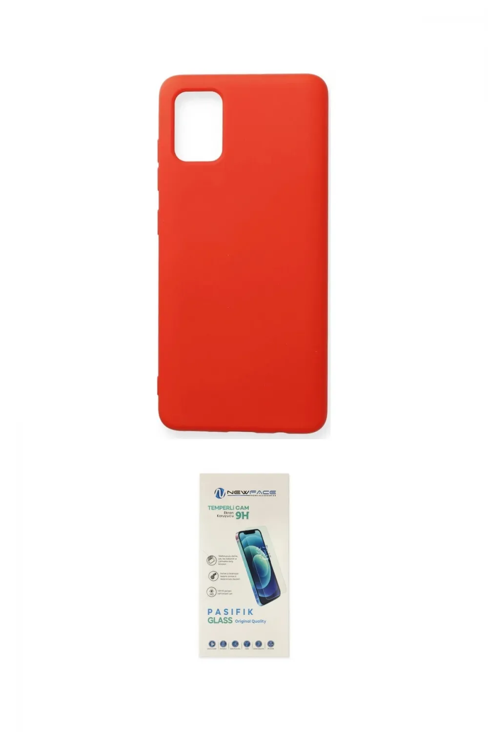 ieg™ Galaxy A71 Kılıf Ahenk Serisi - Şeffaf Pasifik Cam Ekran Koruyucu