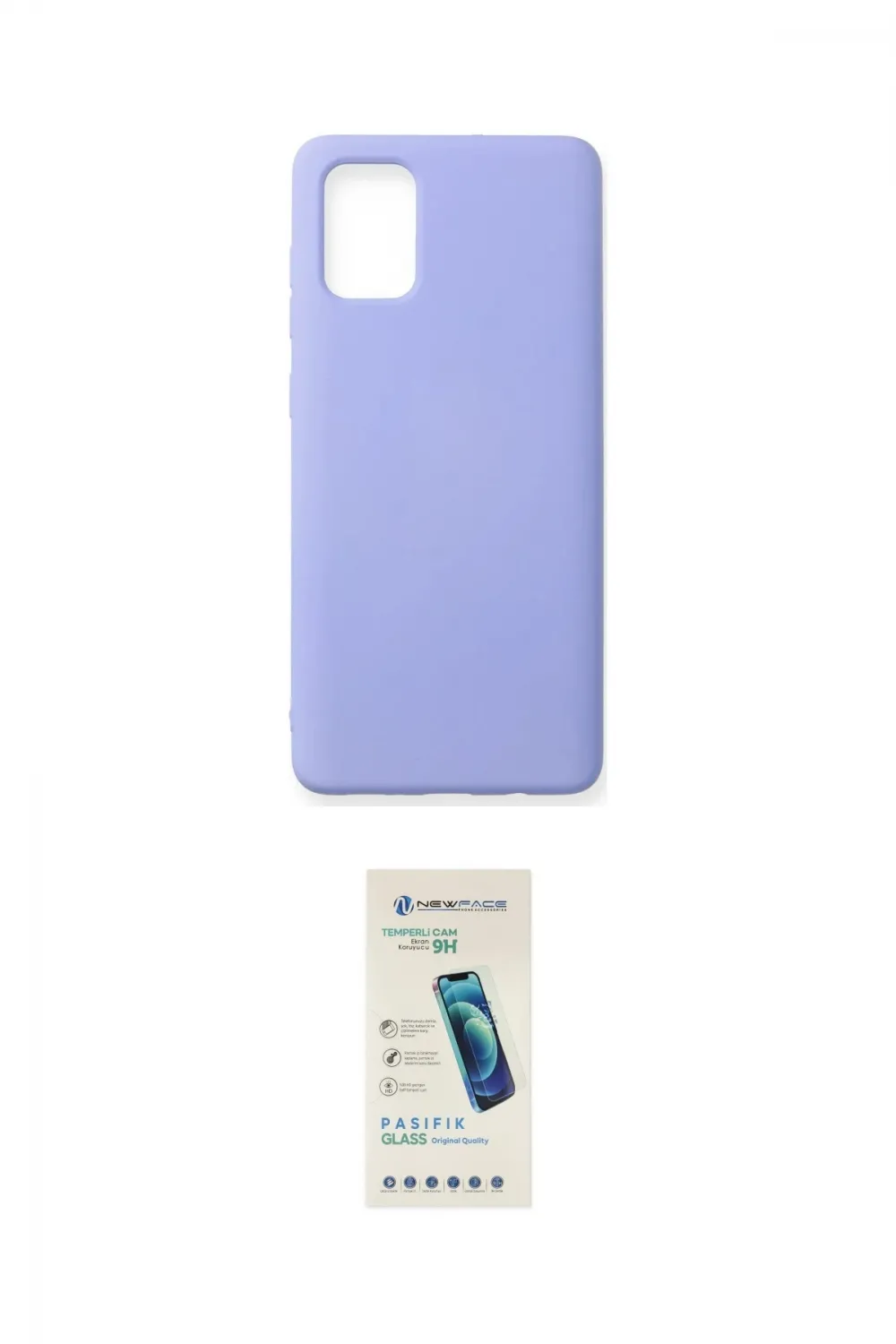ieg™ Galaxy A71 Kılıf Ahenk Serisi - Şeffaf Pasifik Cam Ekran Koruyucu