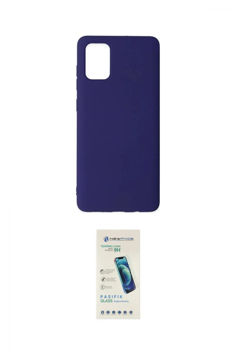 ieg™ Galaxy A71 Kılıf Ahenk Serisi - Şeffaf Pasifik Cam Ekran Koruyucu