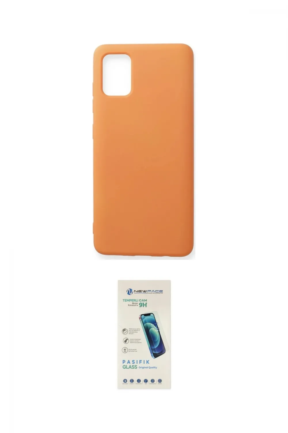 ieg™ Galaxy A71 Kılıf Ahenk Serisi - Şeffaf Pasifik Cam Ekran Koruyucu