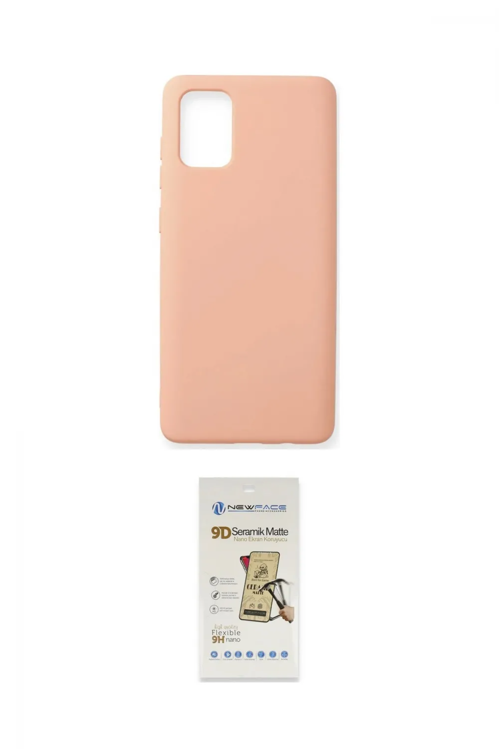 ieg™ Galaxy A71 Kılıf Ahenk Serisi - Siyah Mat Seramik Nano Ekran Koruyucu