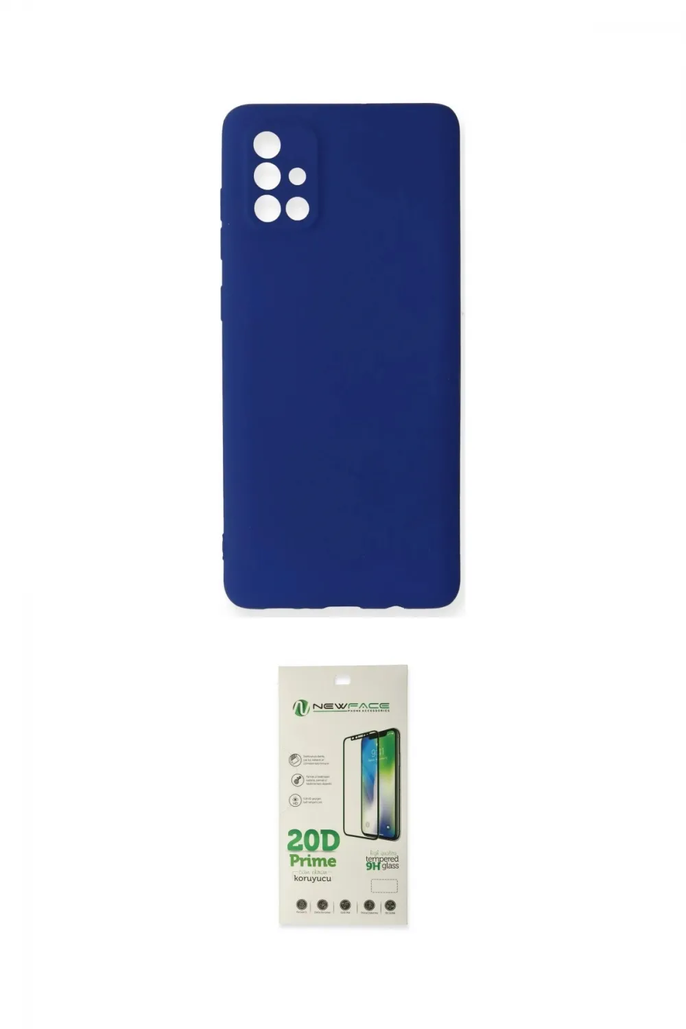 ieg™ Galaxy A71 Kılıf Kozmos Yansıma Özel Seri - Siyah 20D Premium Cam Ekran Koruyucu