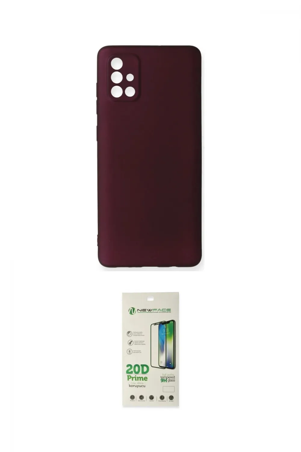 ieg™ Galaxy A71 Kılıf Kozmos Yansıma Özel Seri - Siyah 20D Premium Cam Ekran Koruyucu