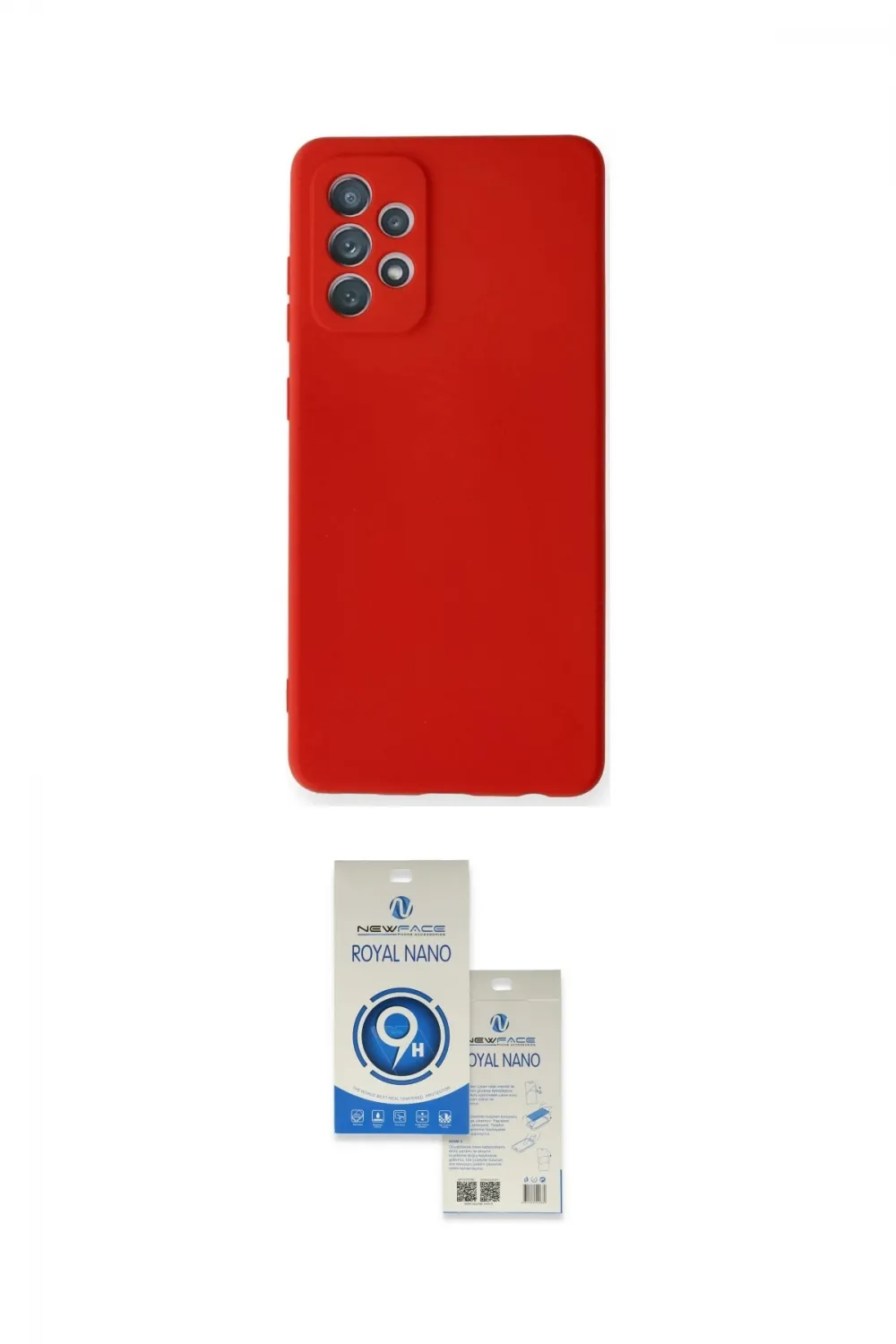 ieg™ Galaxy A72 Kılıf Ahenk Serisi - Şeffaf Royal Nano Ekran Koruyucu