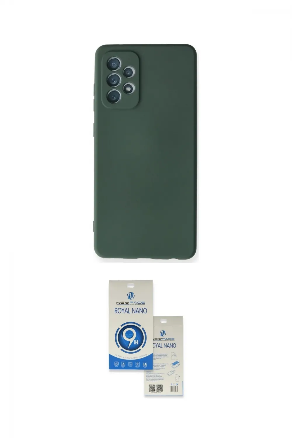 ieg™ Galaxy A72 Kılıf Ahenk Serisi - Şeffaf Royal Nano Ekran Koruyucu