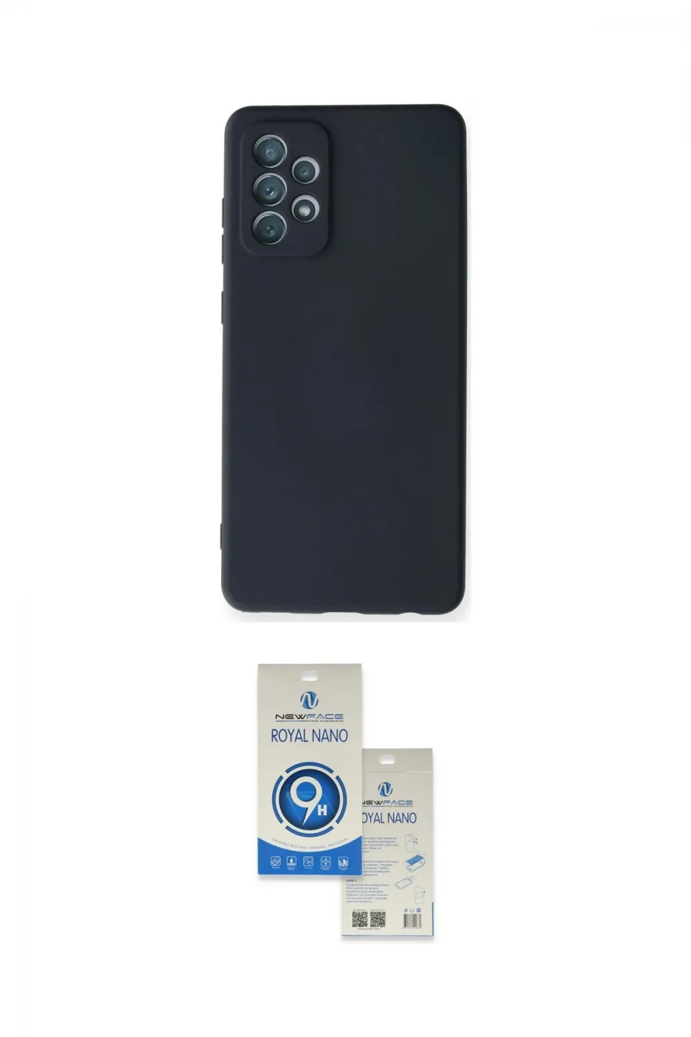 ieg™ Galaxy A72 Kılıf Ahenk Serisi - Şeffaf Royal Nano Ekran Koruyucu