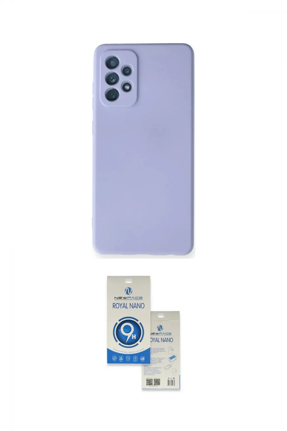 ieg™ Galaxy A72 Kılıf Ahenk Serisi - Şeffaf Royal Nano Ekran Koruyucu