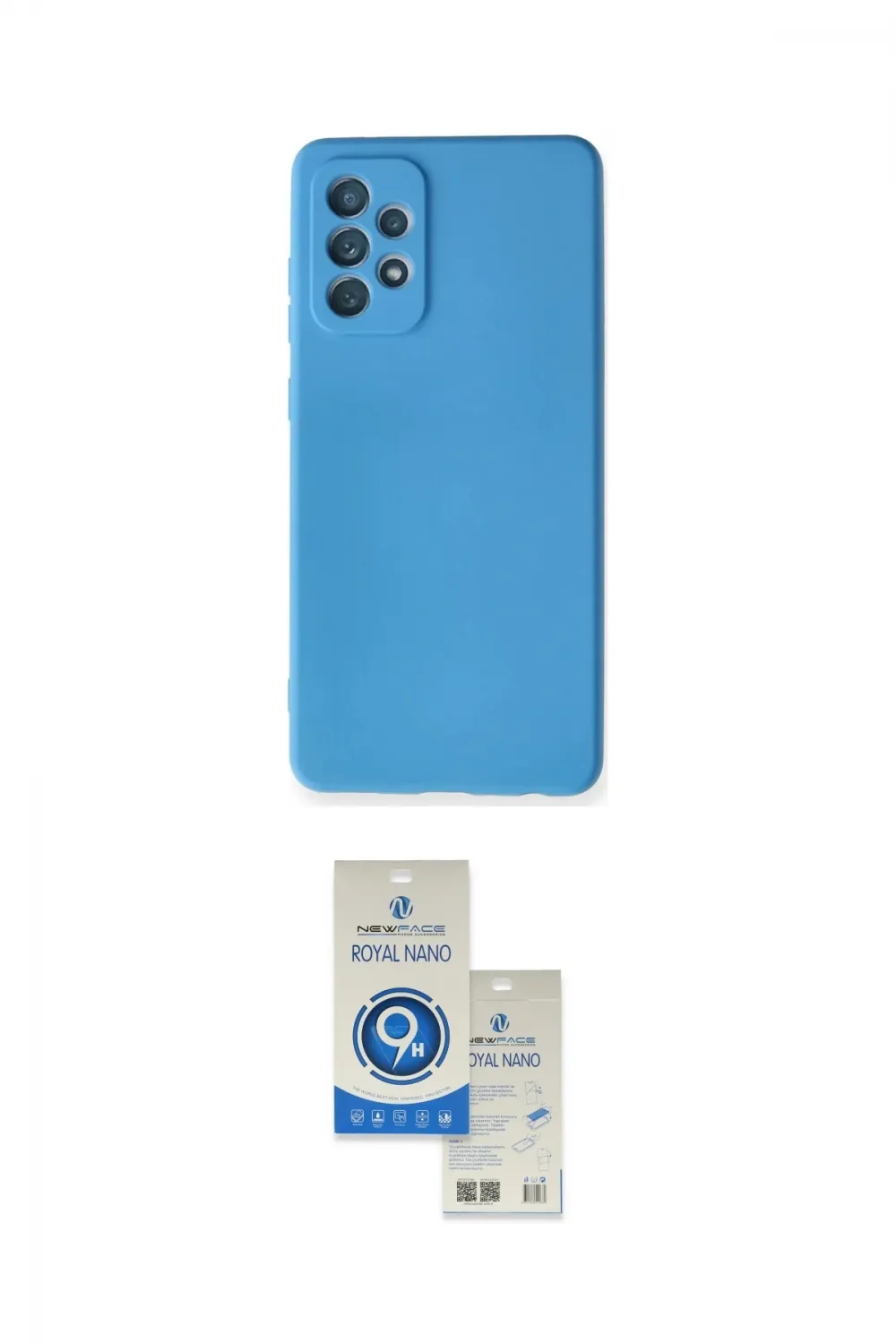 ieg™ Galaxy A72 Kılıf Ahenk Serisi - Şeffaf Royal Nano Ekran Koruyucu