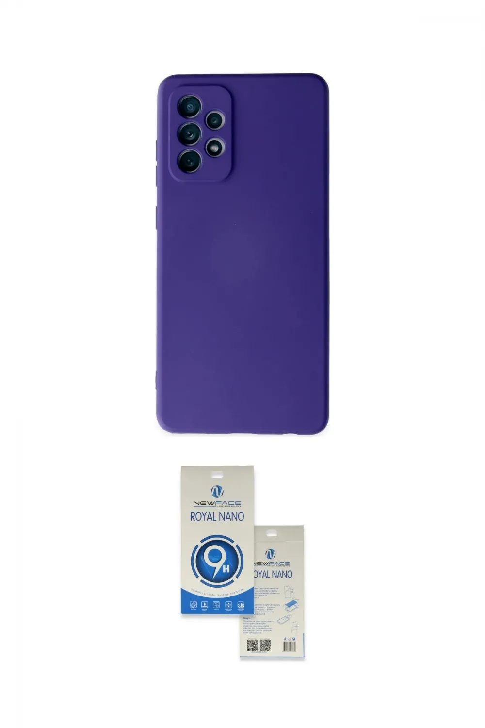 ieg™ Galaxy A72 Kılıf Ahenk Serisi - Şeffaf Royal Nano Ekran Koruyucu