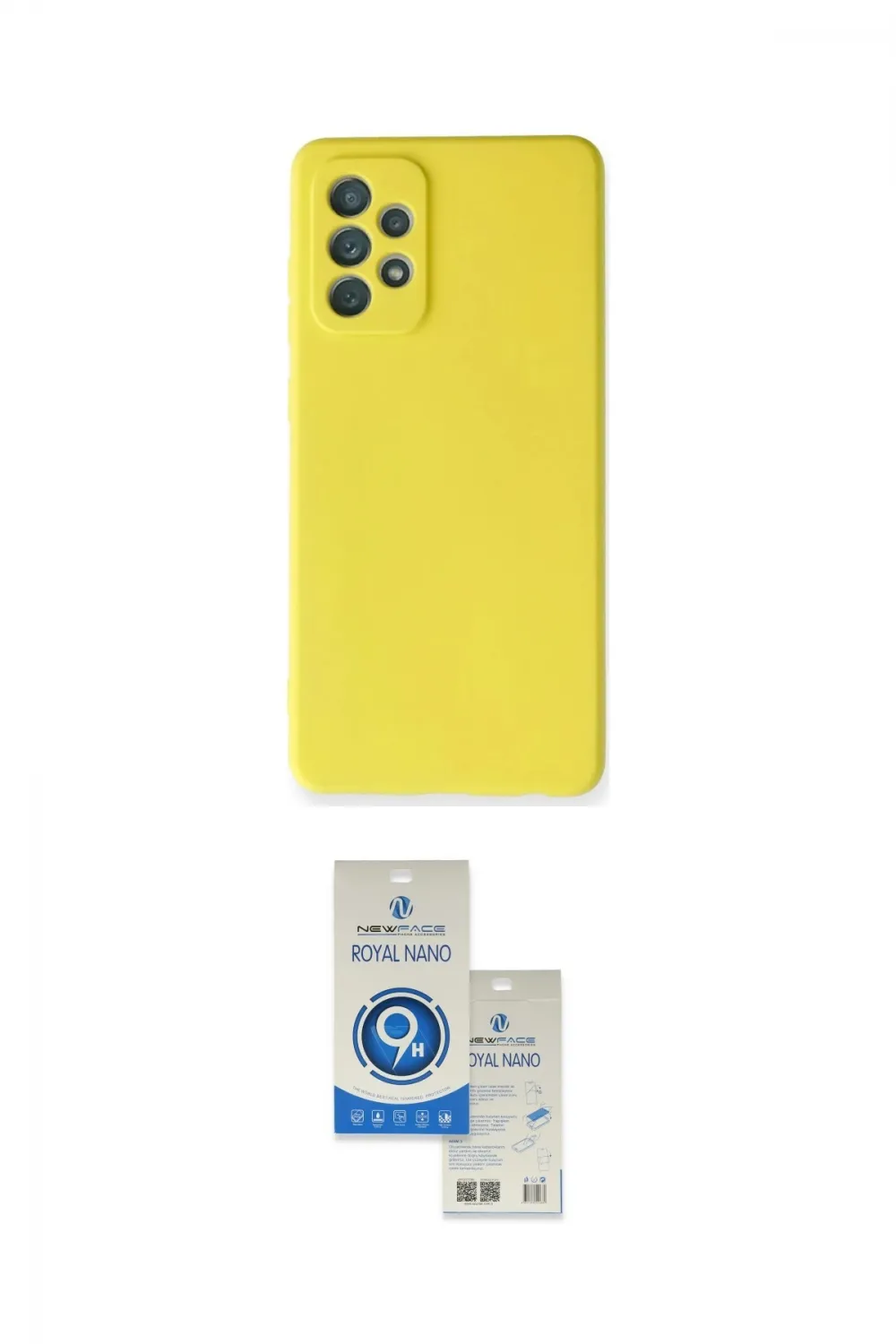 ieg™ Galaxy A72 Kılıf Ahenk Serisi - Şeffaf Royal Nano Ekran Koruyucu