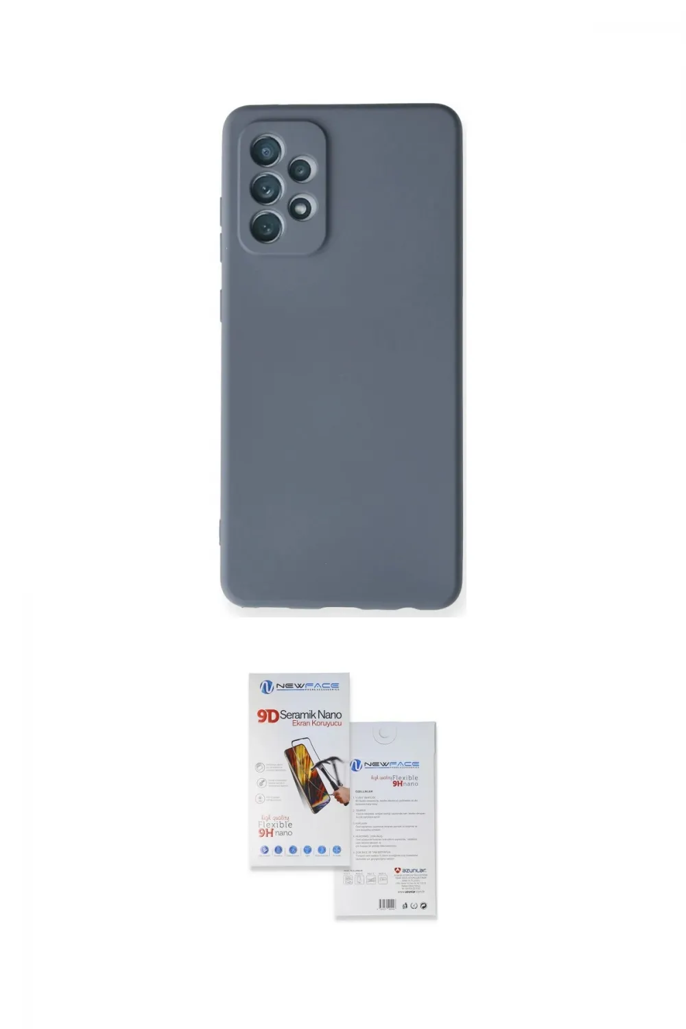 ieg™ Galaxy A72 Kılıf Ahenk Serisi - Siyah Seramik Nano Ekran Koruyucu