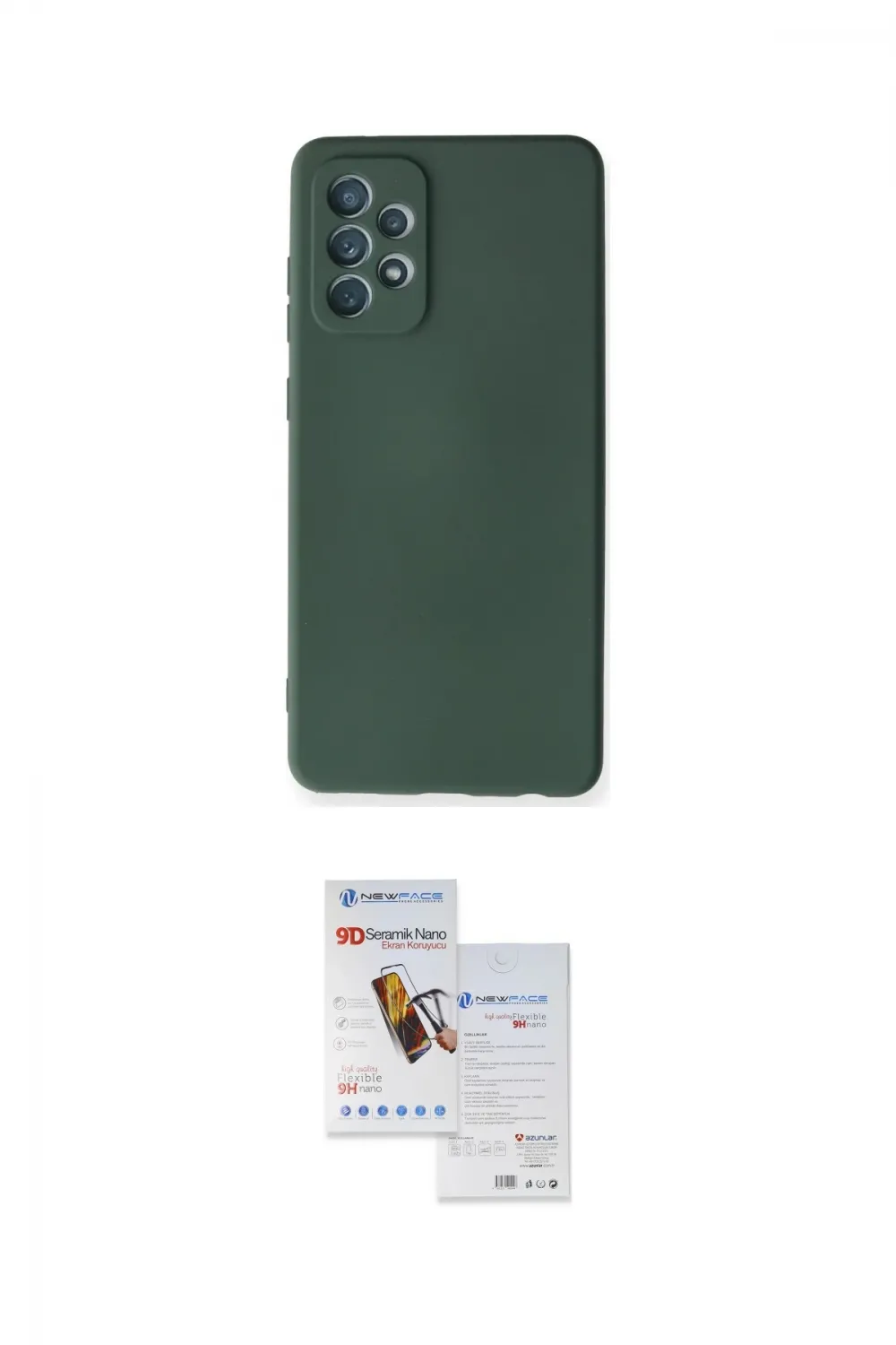 ieg™ Galaxy A72 Kılıf Ahenk Serisi - Siyah Seramik Nano Ekran Koruyucu