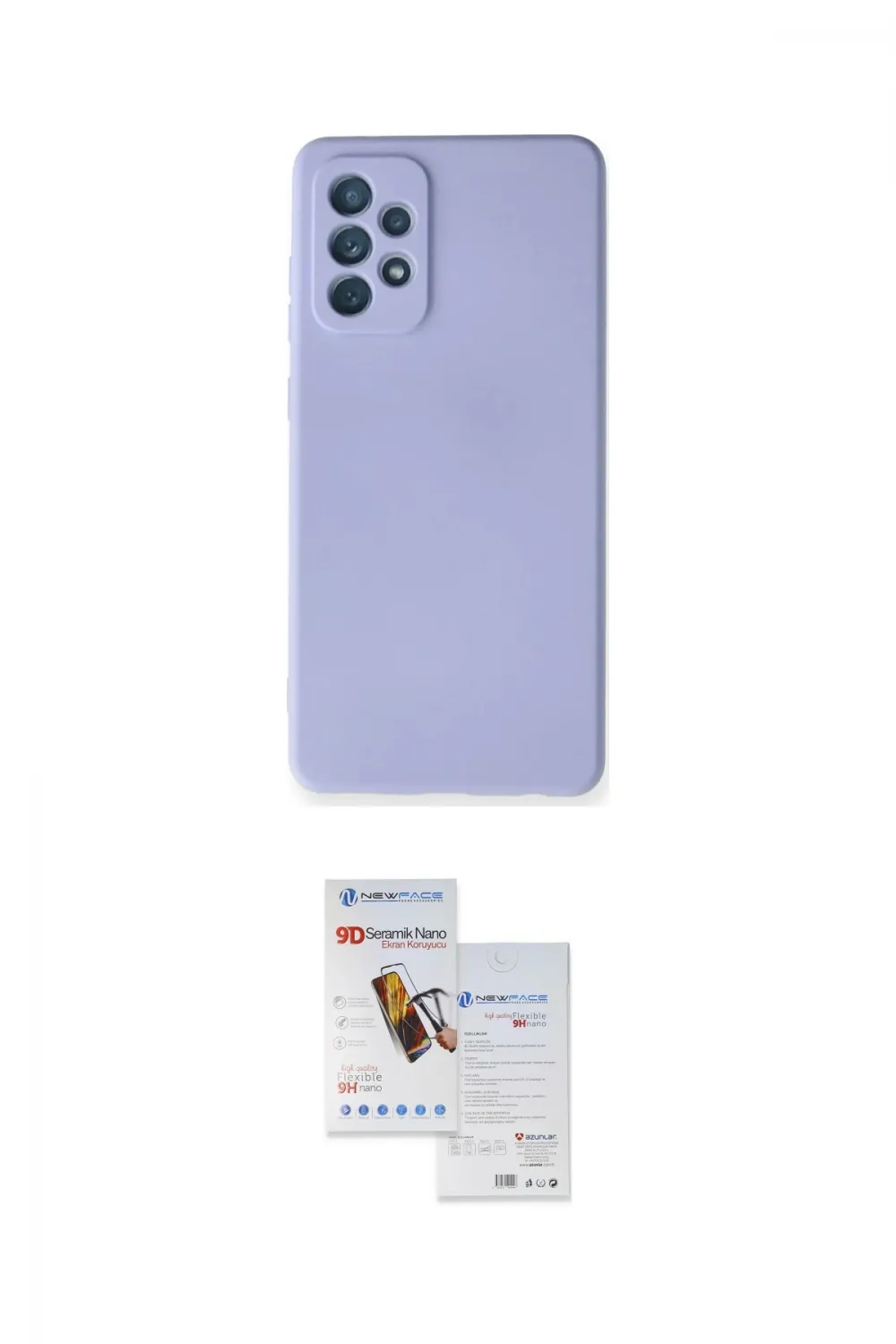 ieg™ Galaxy A72 Kılıf Ahenk Serisi - Siyah Seramik Nano Ekran Koruyucu