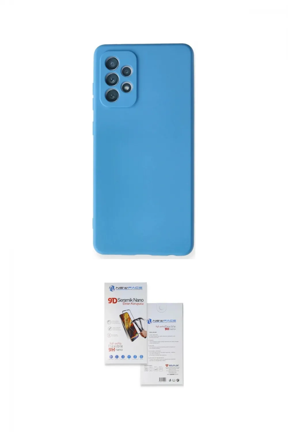 ieg™ Galaxy A72 Kılıf Ahenk Serisi - Siyah Seramik Nano Ekran Koruyucu