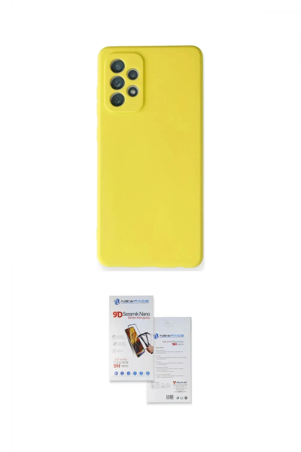 ieg™ Galaxy A72 Kılıf Ahenk Serisi - Siyah Seramik Nano Ekran Koruyucu