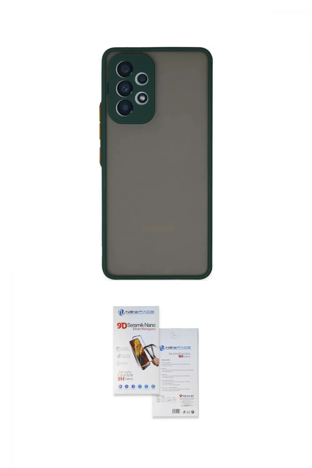 ieg™ Galaxy A73 5G Kılıf Ahenk Çizgi Serisi - Siyah Seramik Nano Ekran Koruyucu