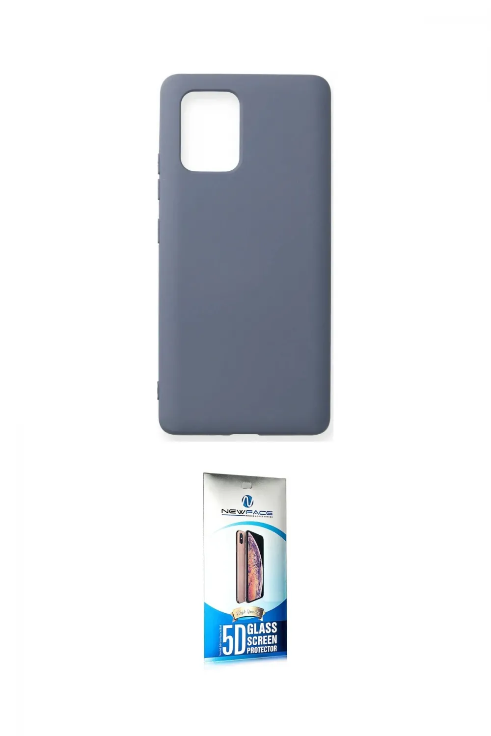 ieg™ Galaxy A91 / S10 Lite Kılıf Ahenk Serisi - Siyah 5D Eko Cam Ekran Koruyucu