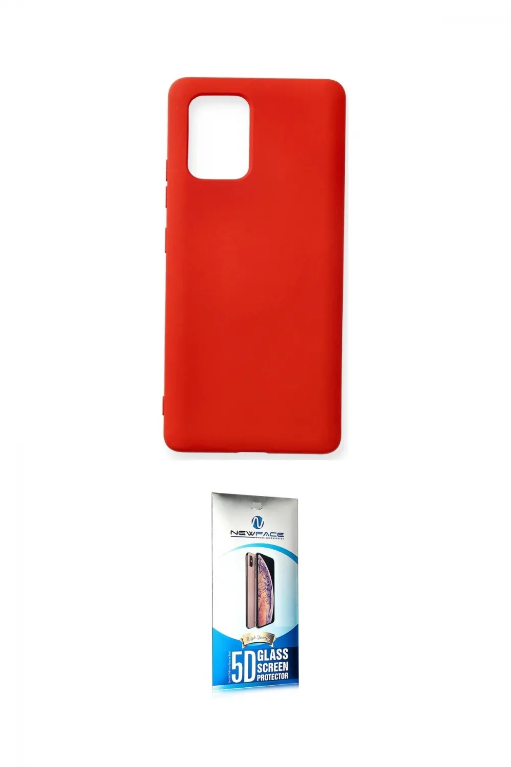 ieg™ Galaxy A91 / S10 Lite Kılıf Ahenk Serisi - Siyah 5D Eko Cam Ekran Koruyucu