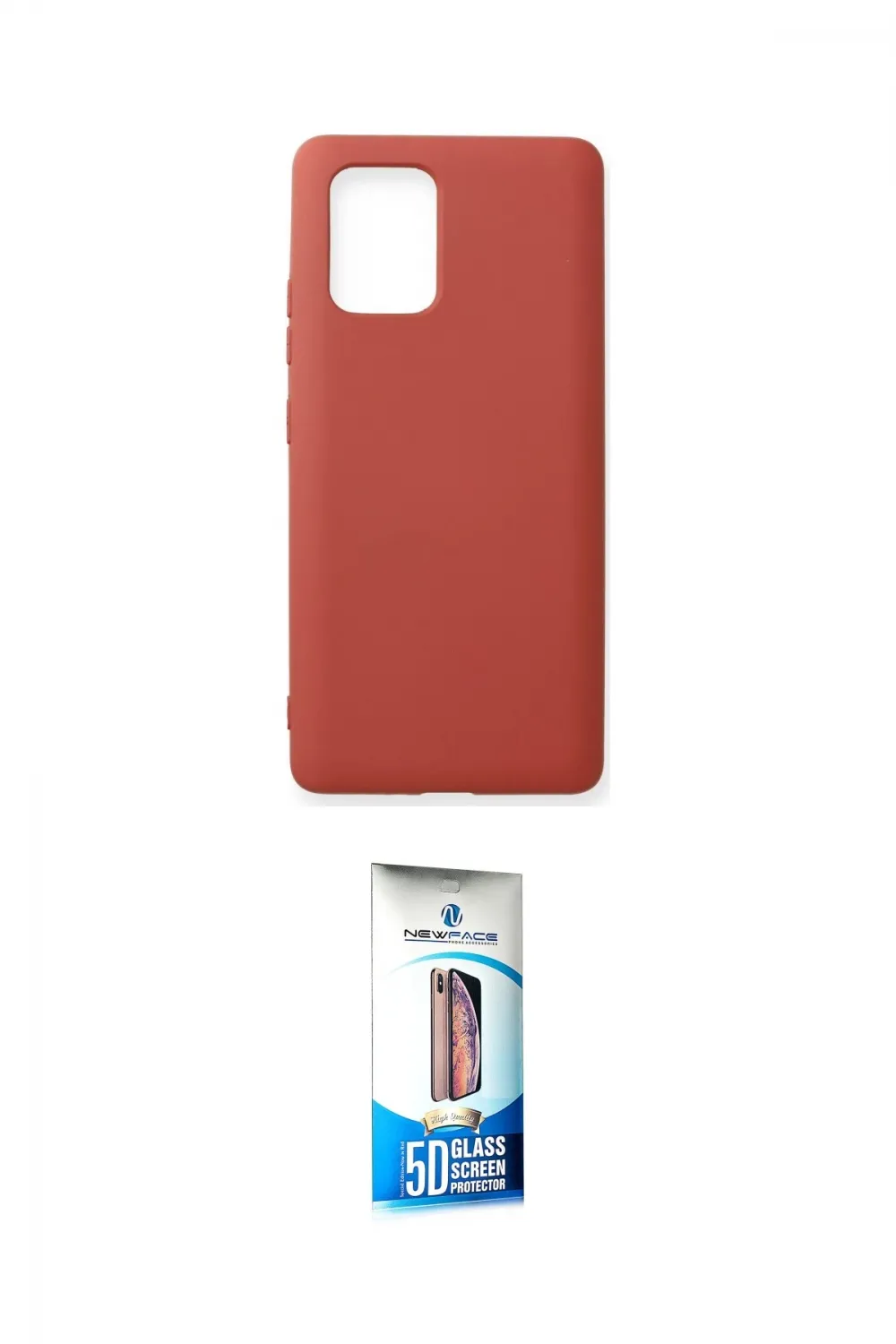 ieg™ Galaxy A91 / S10 Lite Kılıf Ahenk Serisi - Siyah 5D Eko Cam Ekran Koruyucu