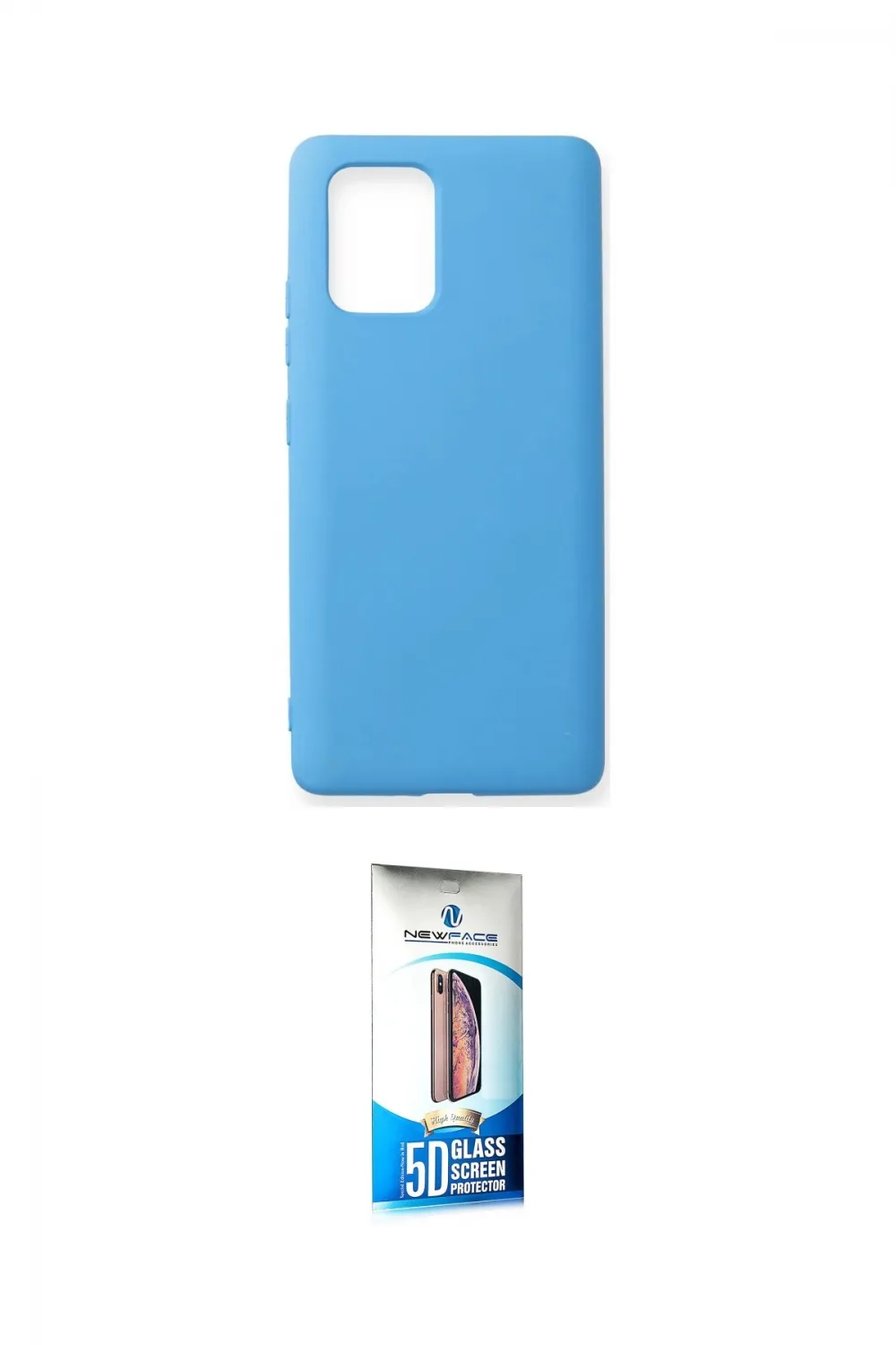 ieg™ Galaxy A91 / S10 Lite Kılıf Ahenk Serisi - Siyah 5D Eko Cam Ekran Koruyucu