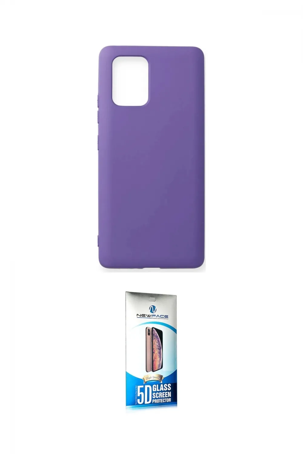 ieg™ Galaxy A91 / S10 Lite Kılıf Ahenk Serisi - Siyah 5D Eko Cam Ekran Koruyucu