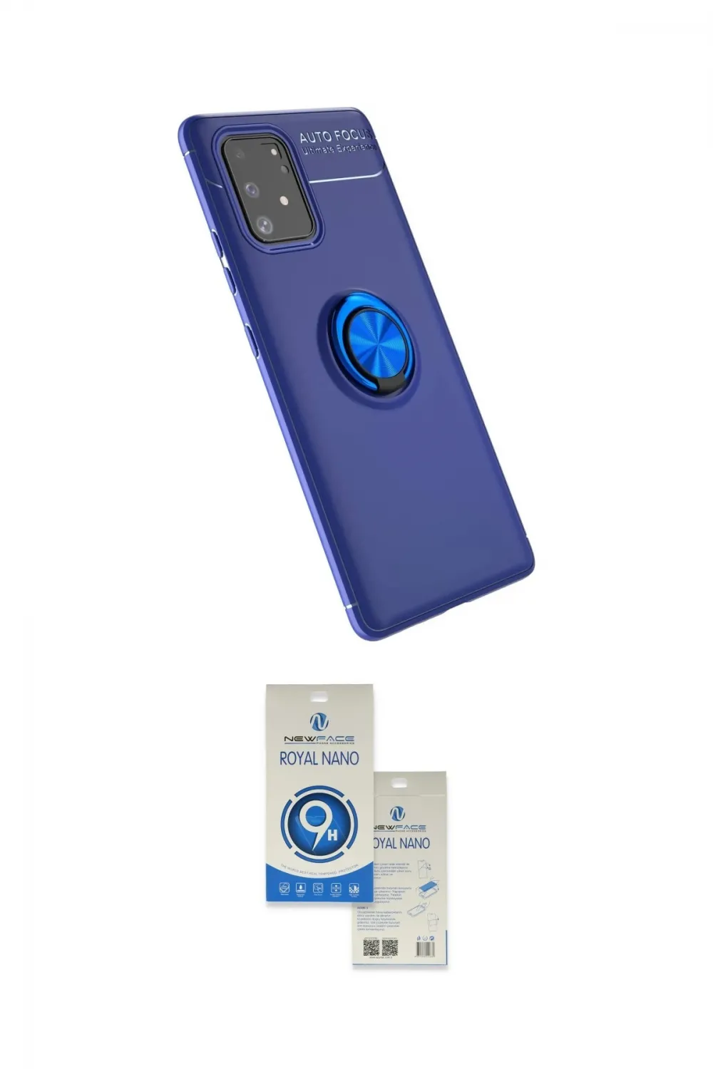 ieg™ Galaxy A91 / S10 Lite Kılıf Yankı Form Prime - Şeffaf Royal Nano Ekran Koruyucu