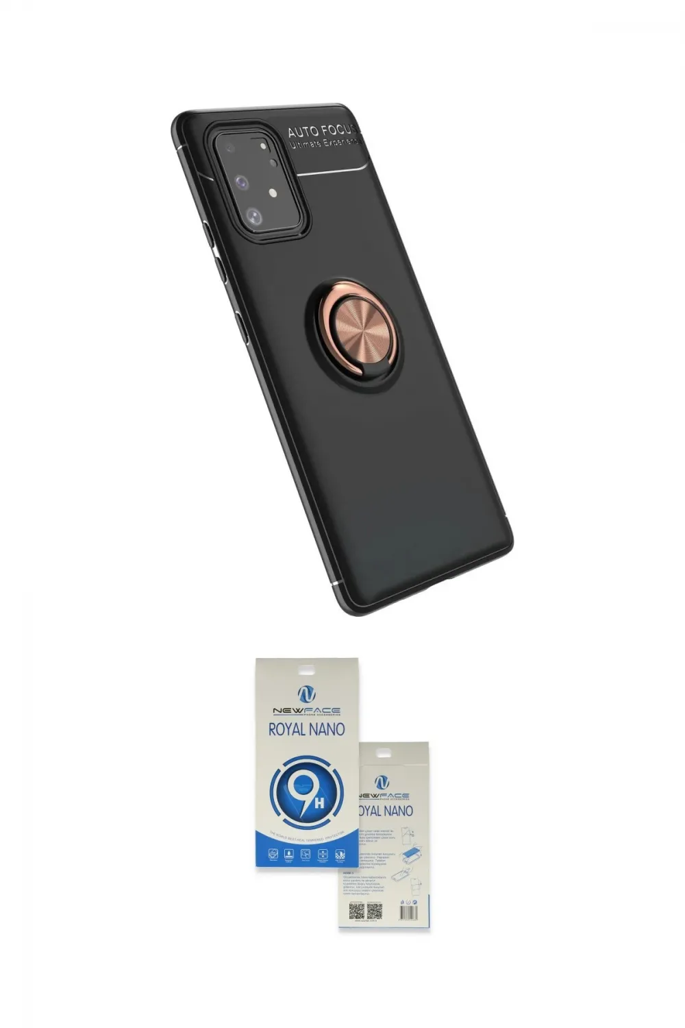ieg™ Galaxy A91 / S10 Lite Kılıf Yankı Form Prime - Şeffaf Royal Nano Ekran Koruyucu