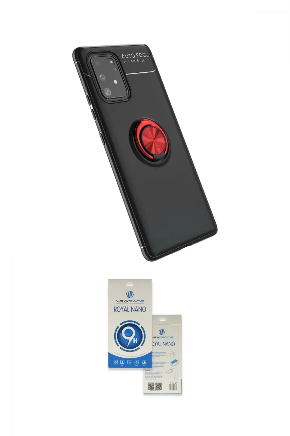 ieg™ Galaxy A91 / S10 Lite Kılıf Yankı Form Prime - Şeffaf Royal Nano Ekran Koruyucu