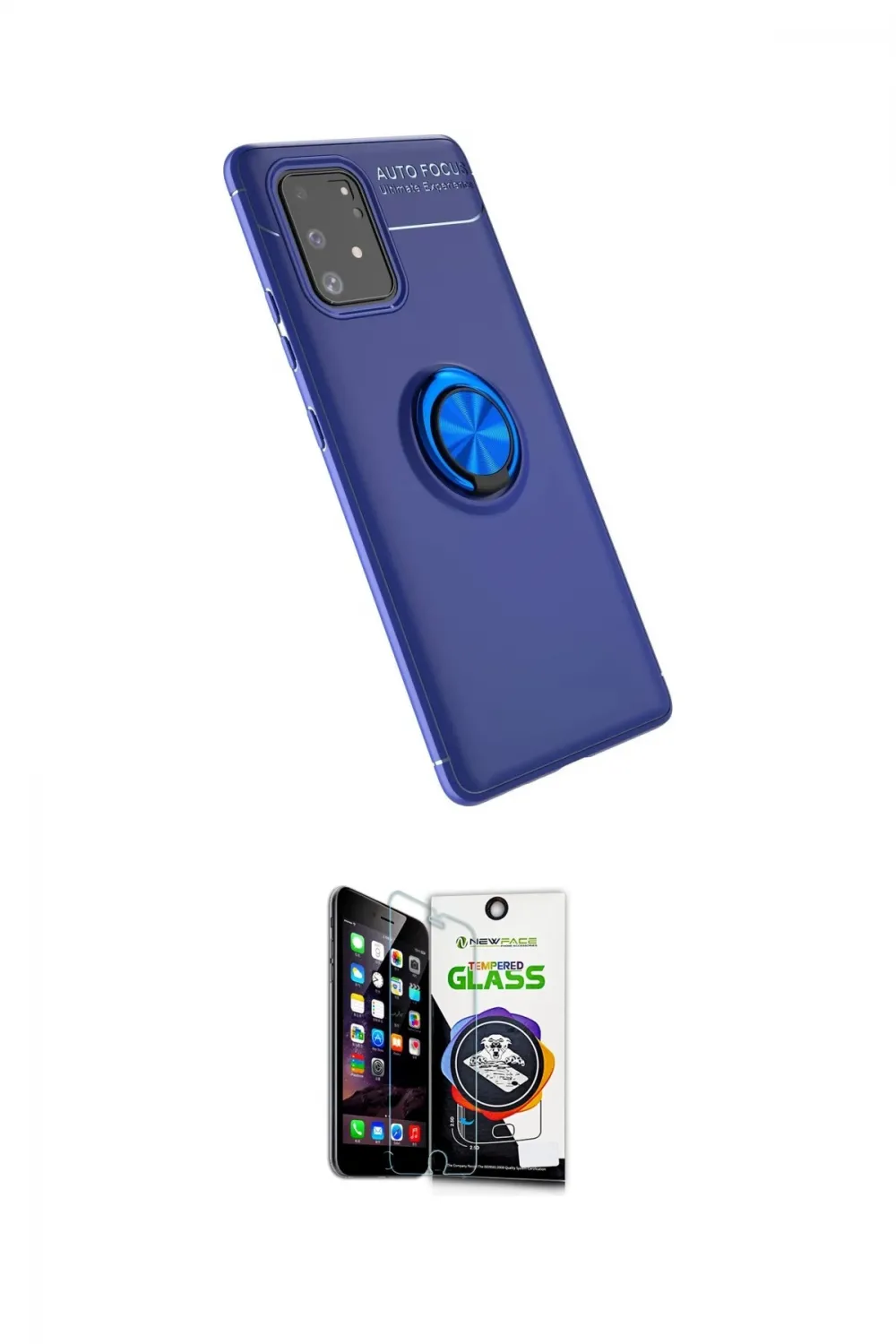 ieg™ Galaxy A91 / S10 Lite Kılıf Yankı Form Prime - Şeffaf Temperli Cam Ekran Koruyucu