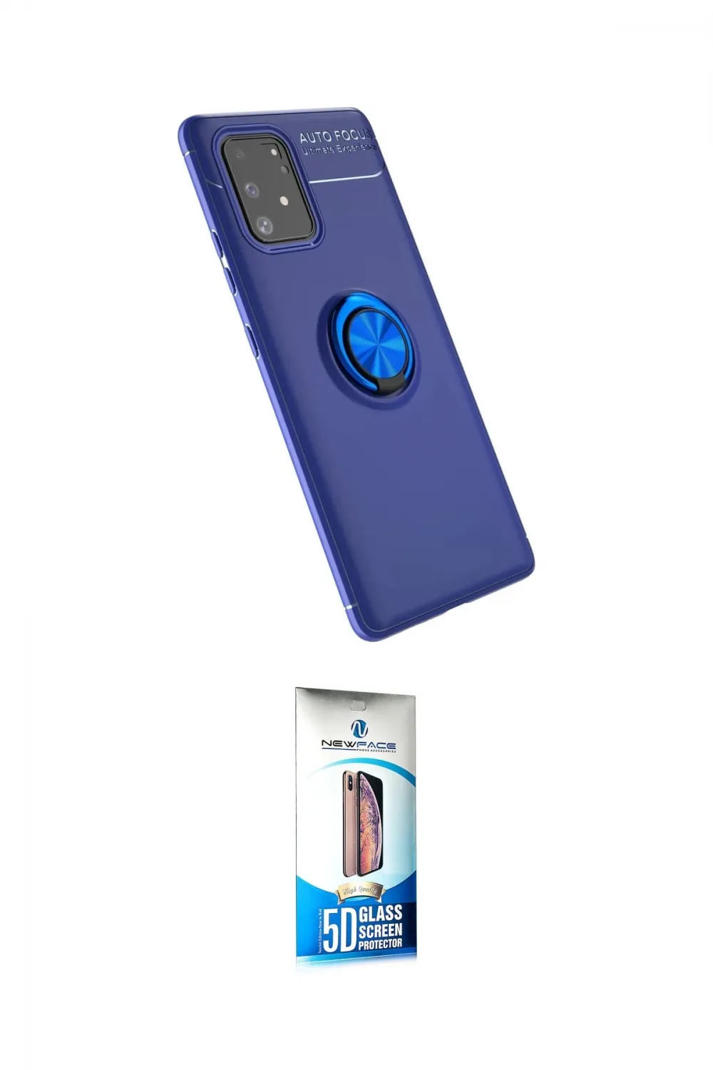 ieg™ Galaxy A91 / S10 Lite Kılıf Yankı Form Prime - Siyah 5D Eko Cam Ekran Koruyucu